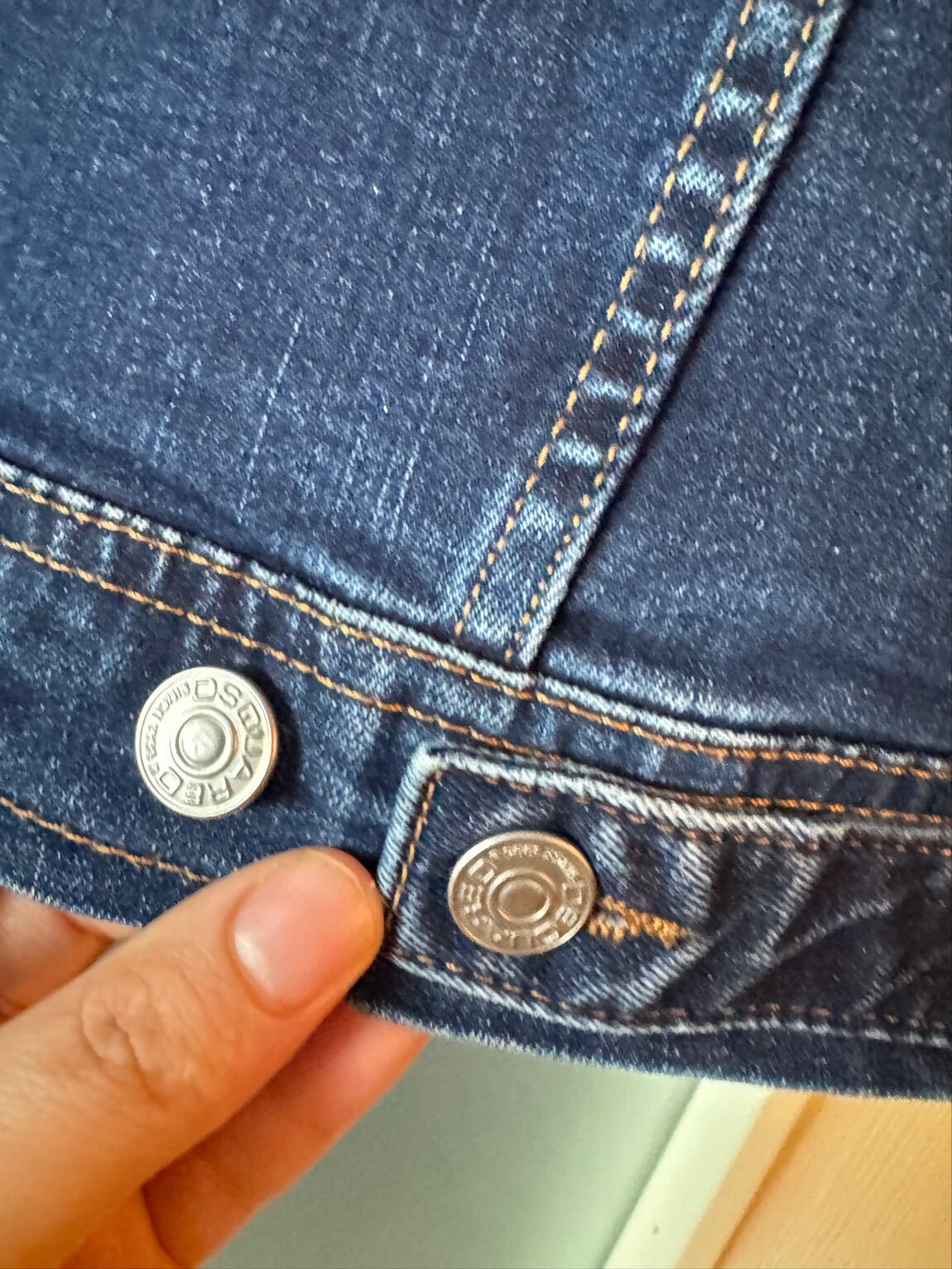 Dsquared2 Mavi Jean Ceket — görsel 8/10