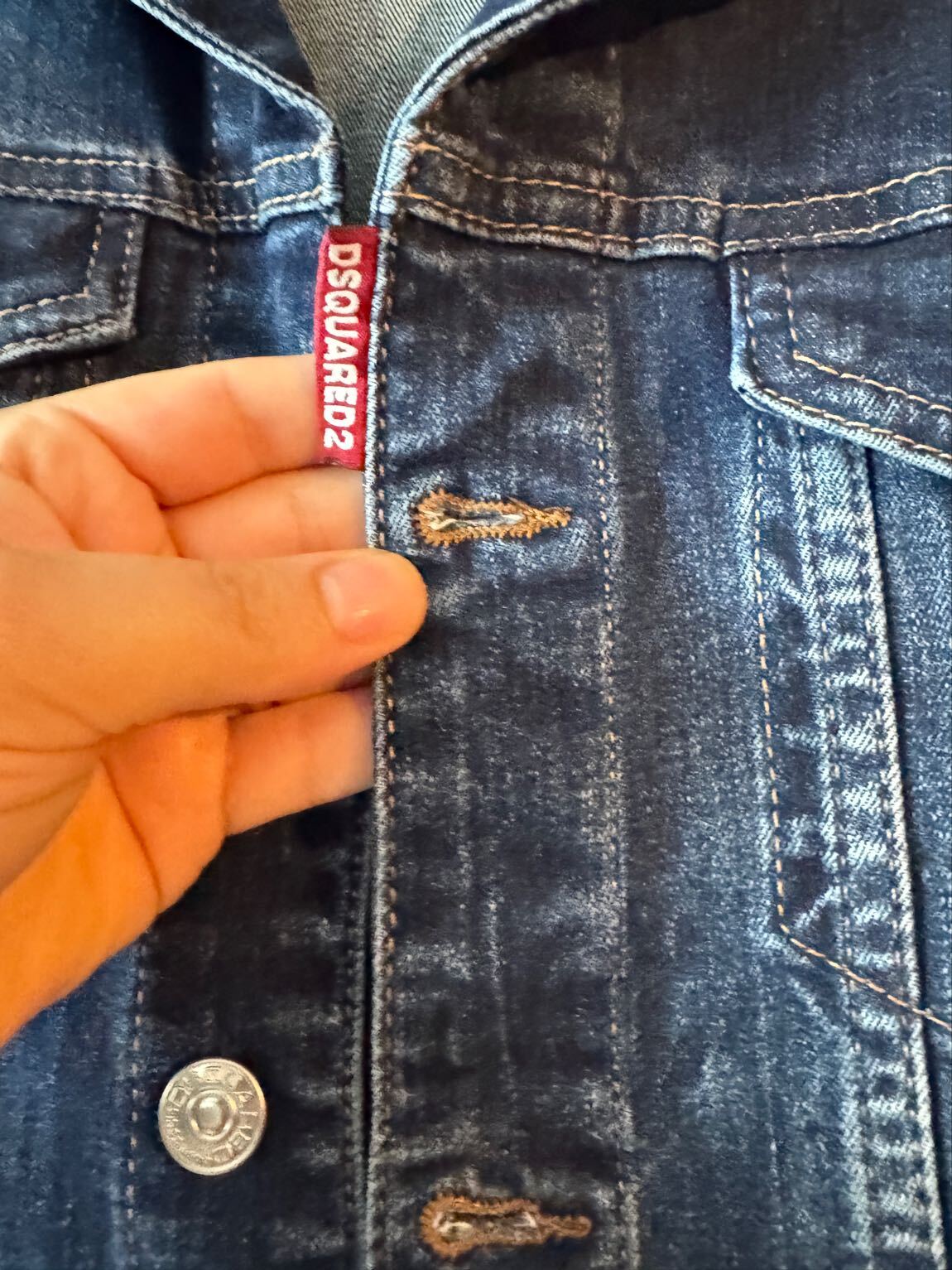 Dsquared2 Mavi Jean Ceket — görsel 4/10