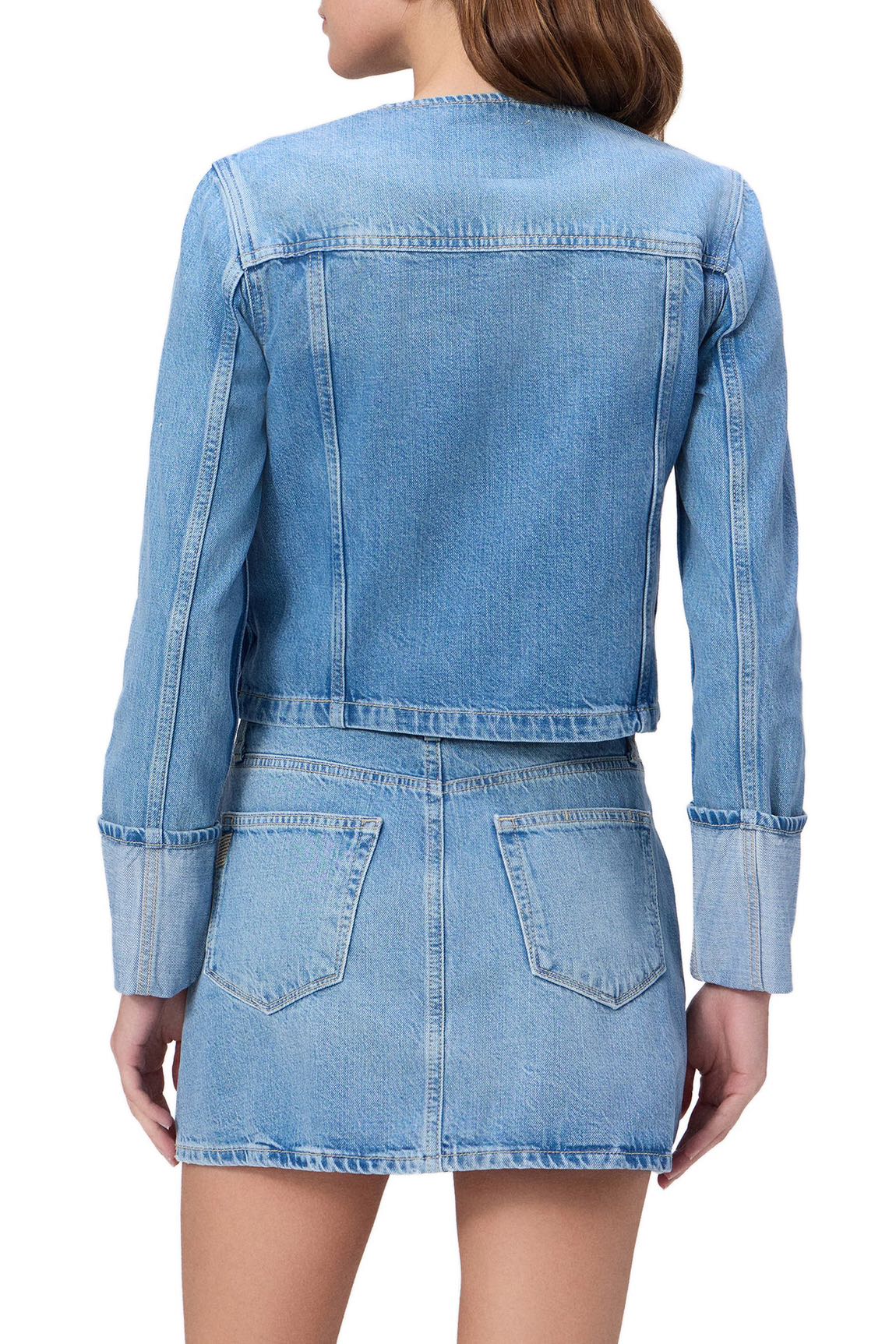 Paige dean collerless denim jacket 🐳 — görsel 4/7