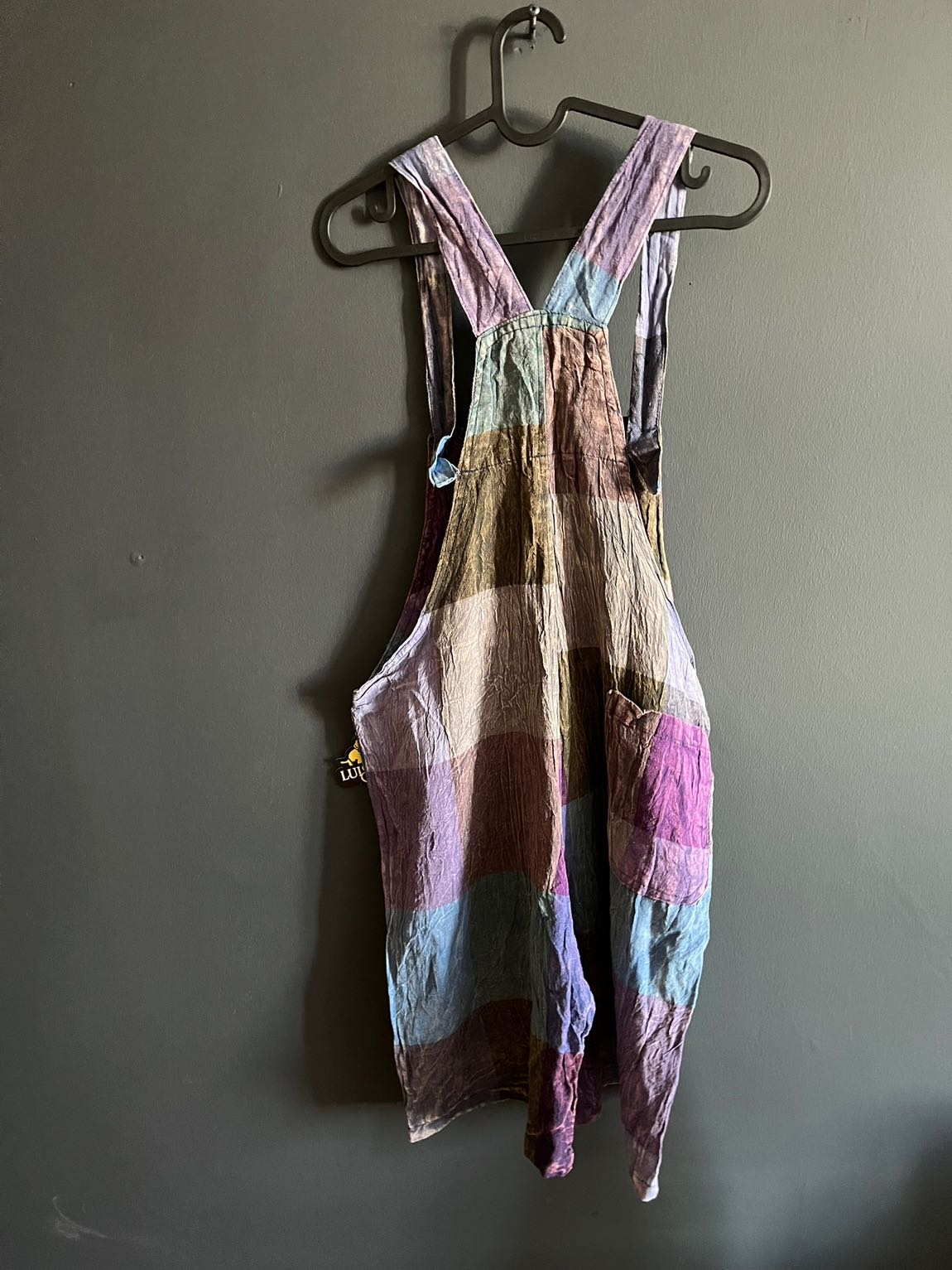 Luisido Patchwork Salopet Şort — görsel 4/9