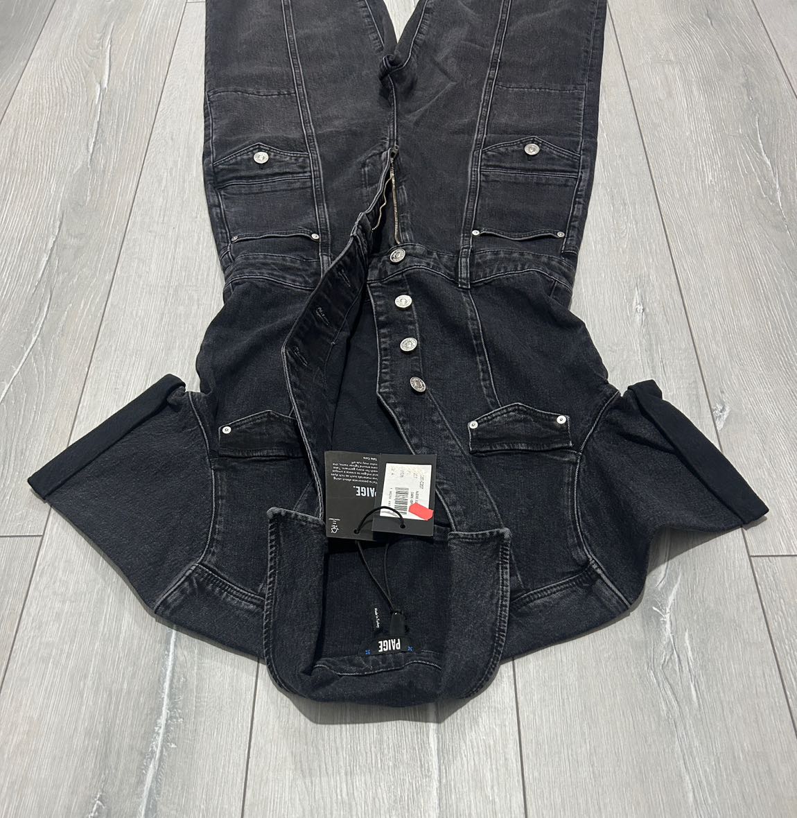 Paige Füme Denim Tulum 🩶 — görsel 8/9