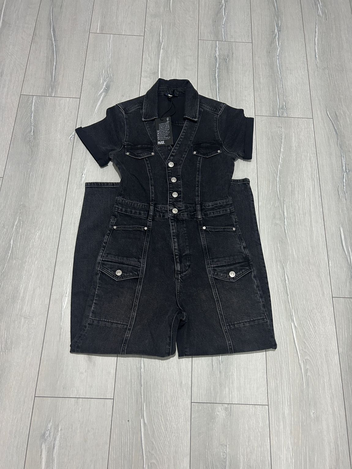 Paige Füme Denim Tulum 🩶 — görsel 9/9