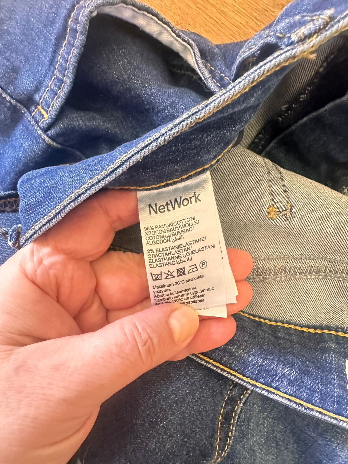 Network Kot Şort koyu mavi — görsel 4/5