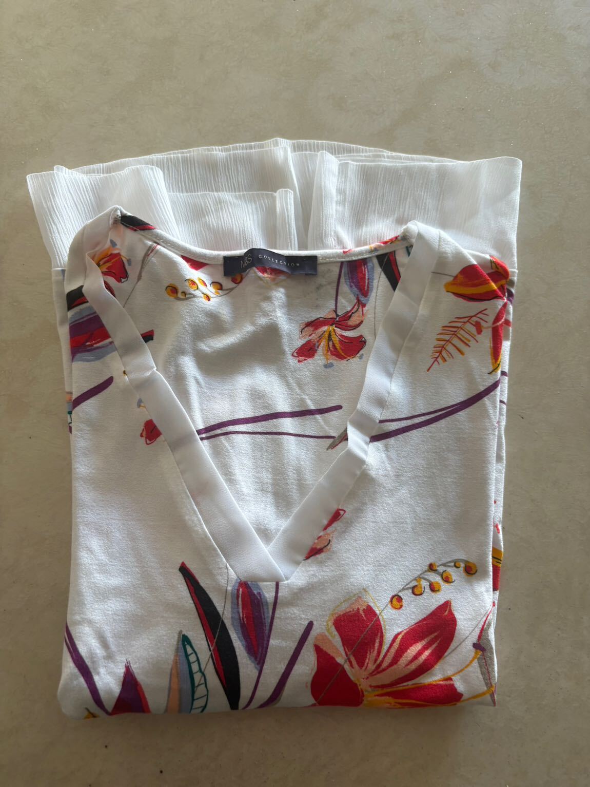 Marks & Spencer floralar desen tşhırt — görsel 6/13