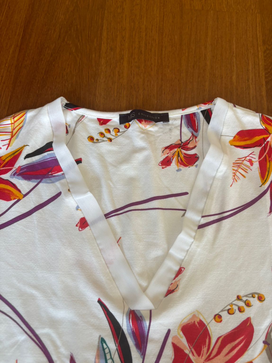 Marks & Spencer floralar desen tşhırt — görsel 4/13