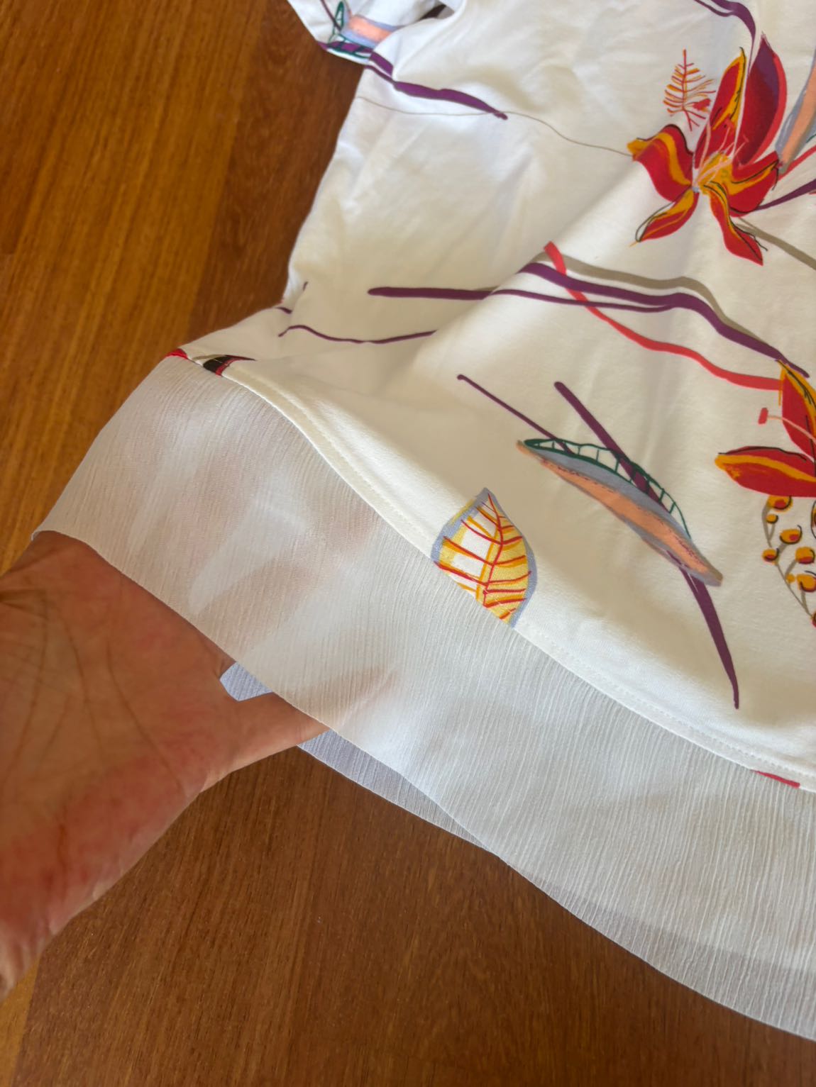 Marks & Spencer floralar desen tşhırt — görsel 12/13