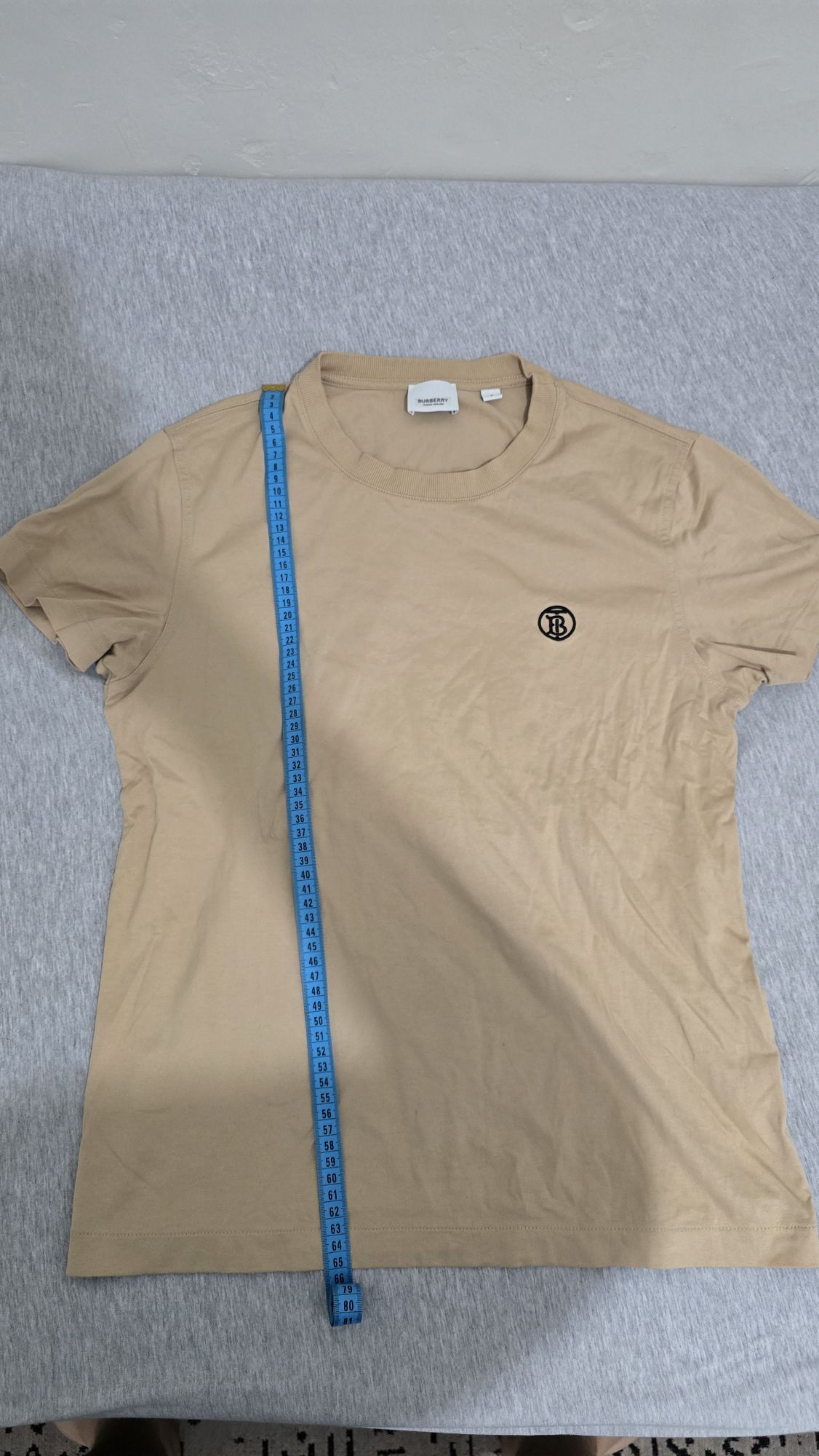 Tb Logo Burberry Bej Tişört — görsel 2/6