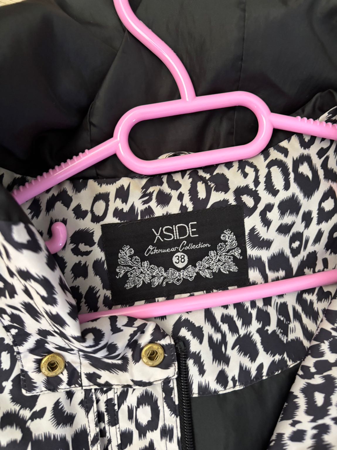 Xside Leopar Desenli Yağmurluk — görsel 5/5