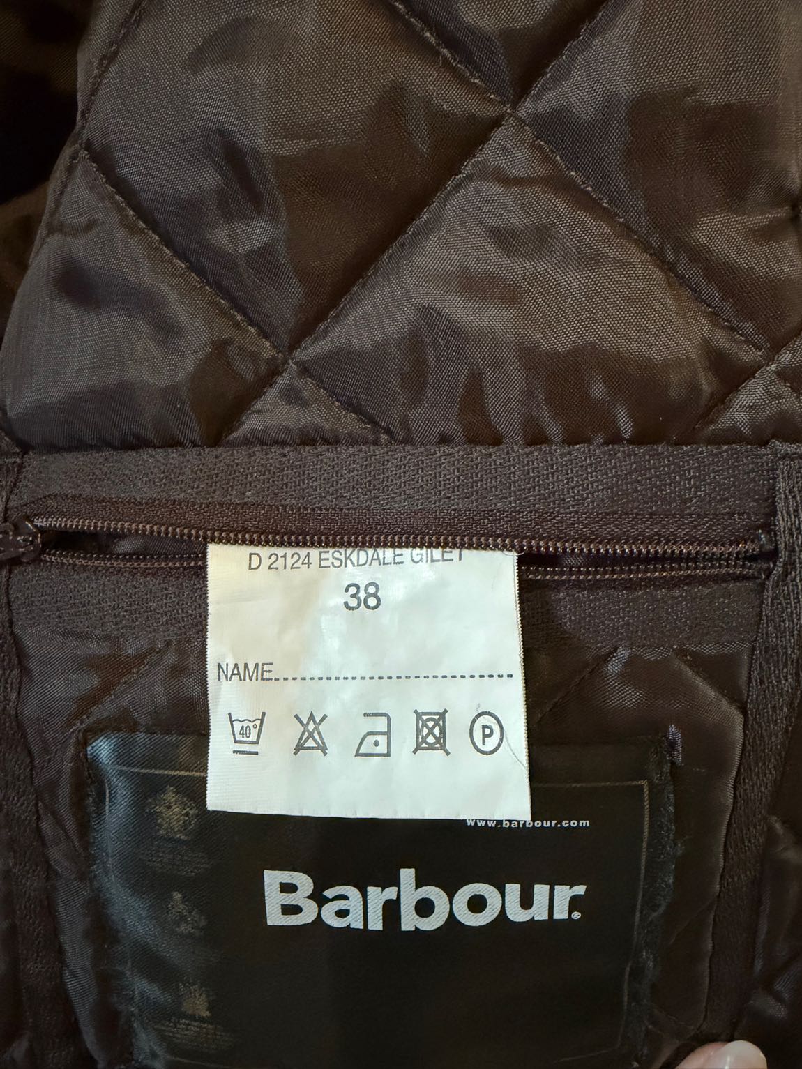 ORIJINAL BARBOUR ICLIK/YELEK — görsel 7/7