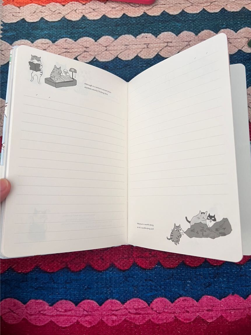 Ajanda Kedi Desenli — görsel 3/3