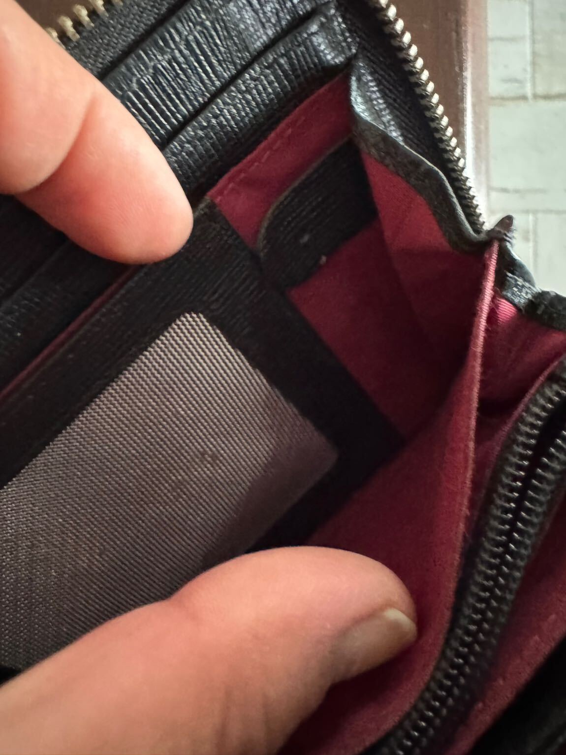 Samsonite Siyah Deri Cüzdan — görsel 6/8