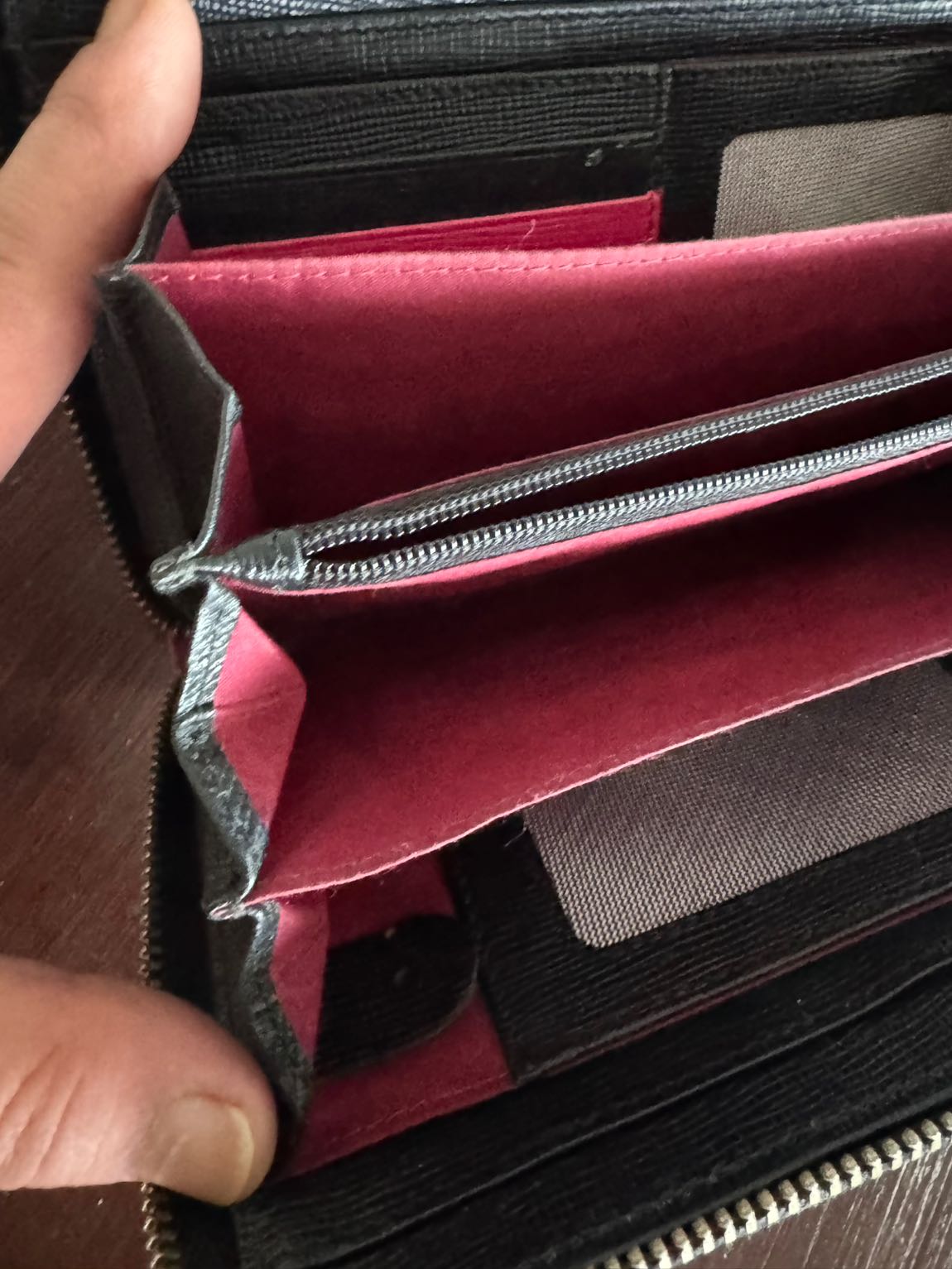 Samsonite Siyah Deri Cüzdan — görsel 4/8