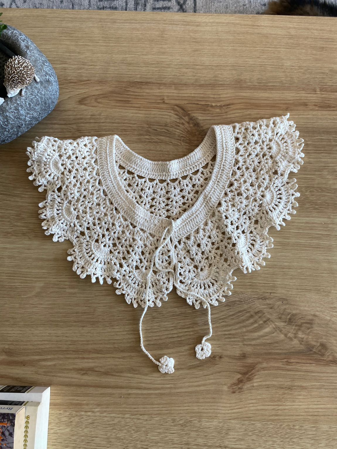 El Yapımı Dantel Yaka — görsel 9/10