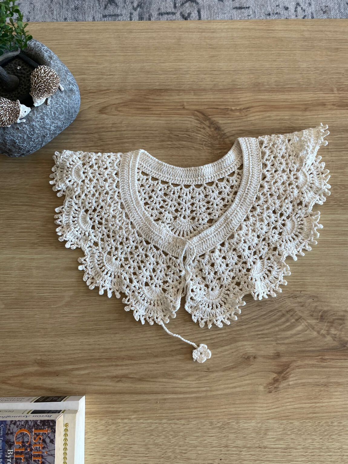 El Yapımı Dantel Yaka — görsel 10/10