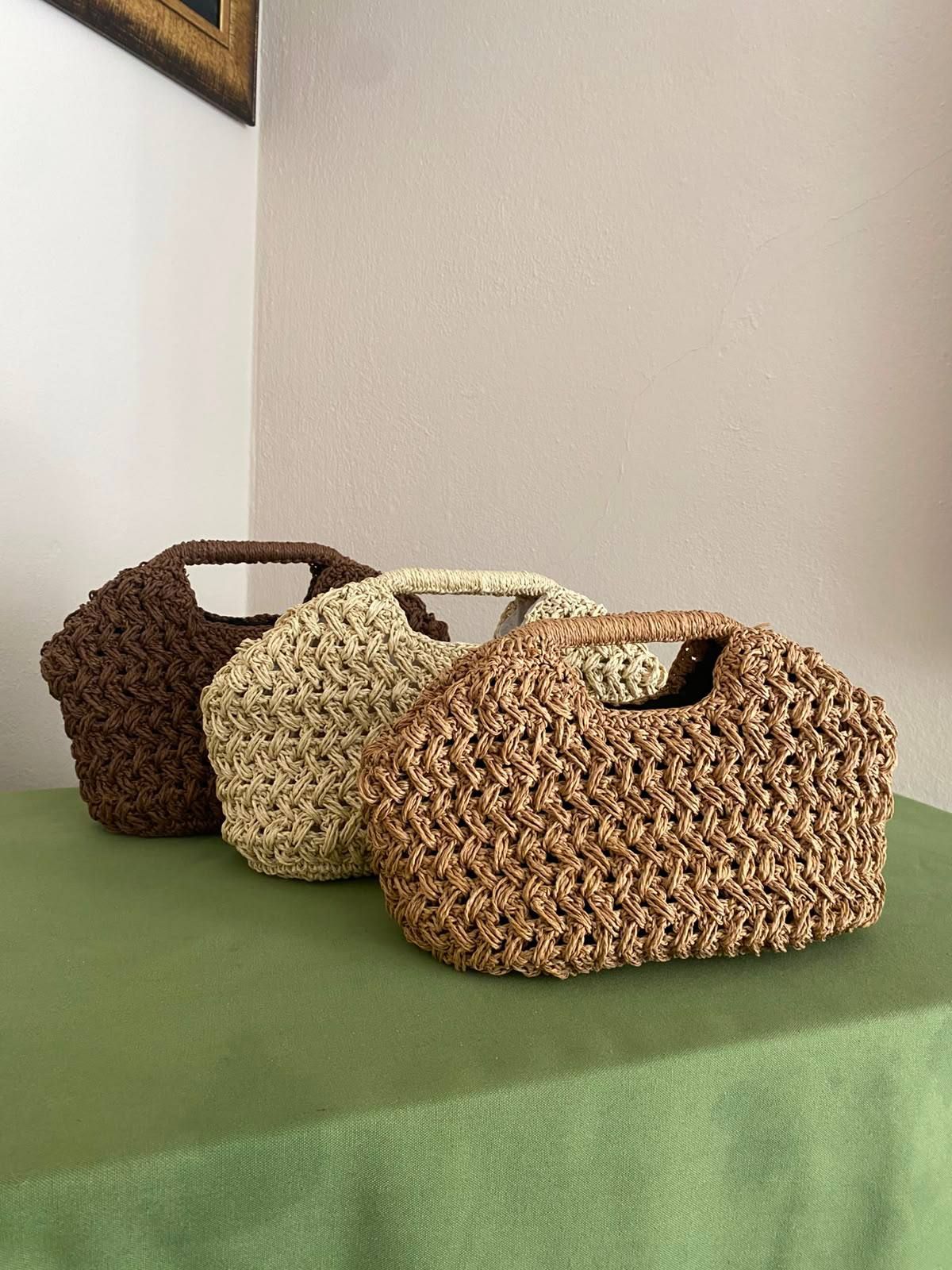 Hasır Mango Model El Çantası — görsel 2/3