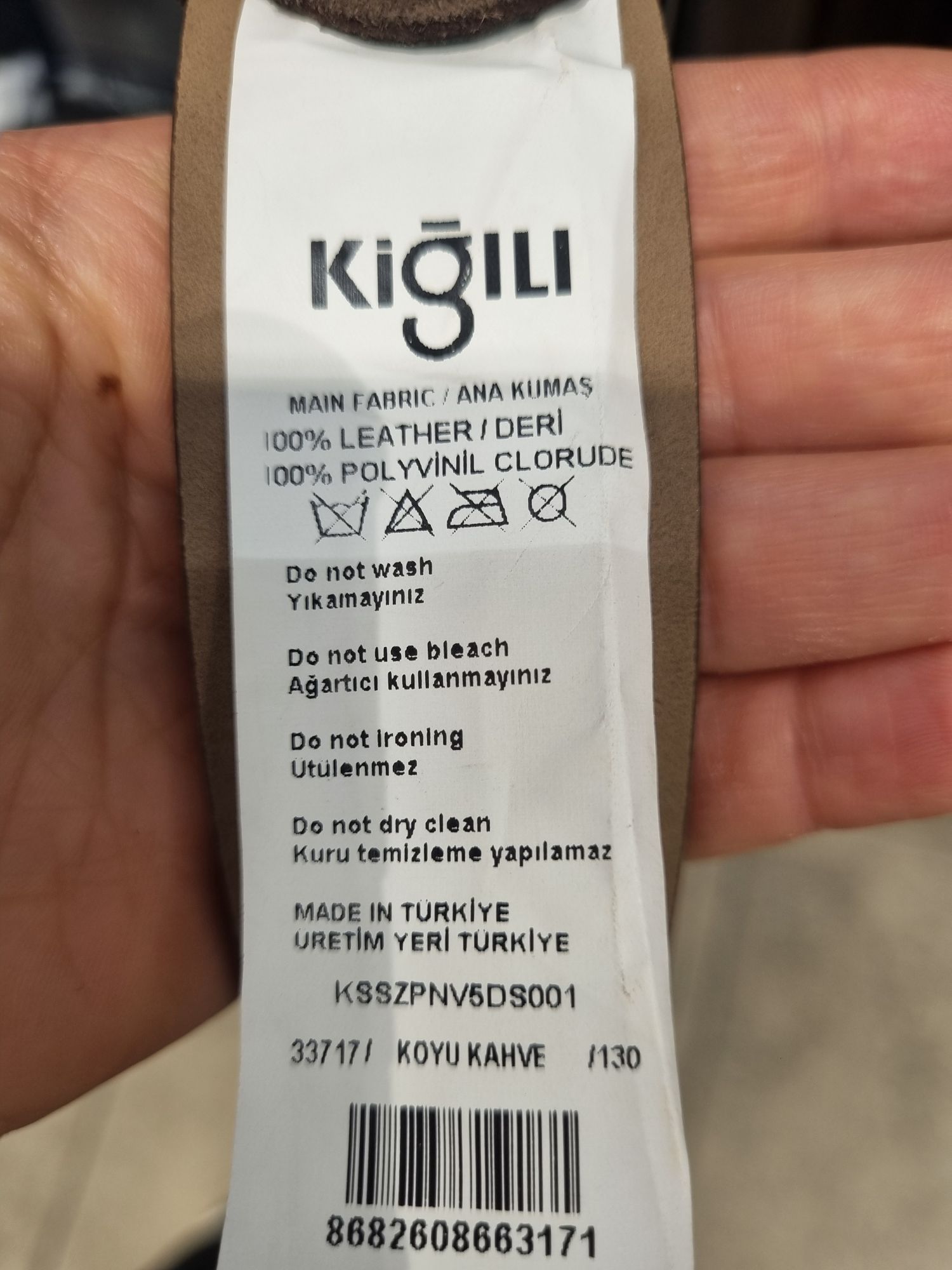 Kahverengi Deri Kemer — görsel 2/5