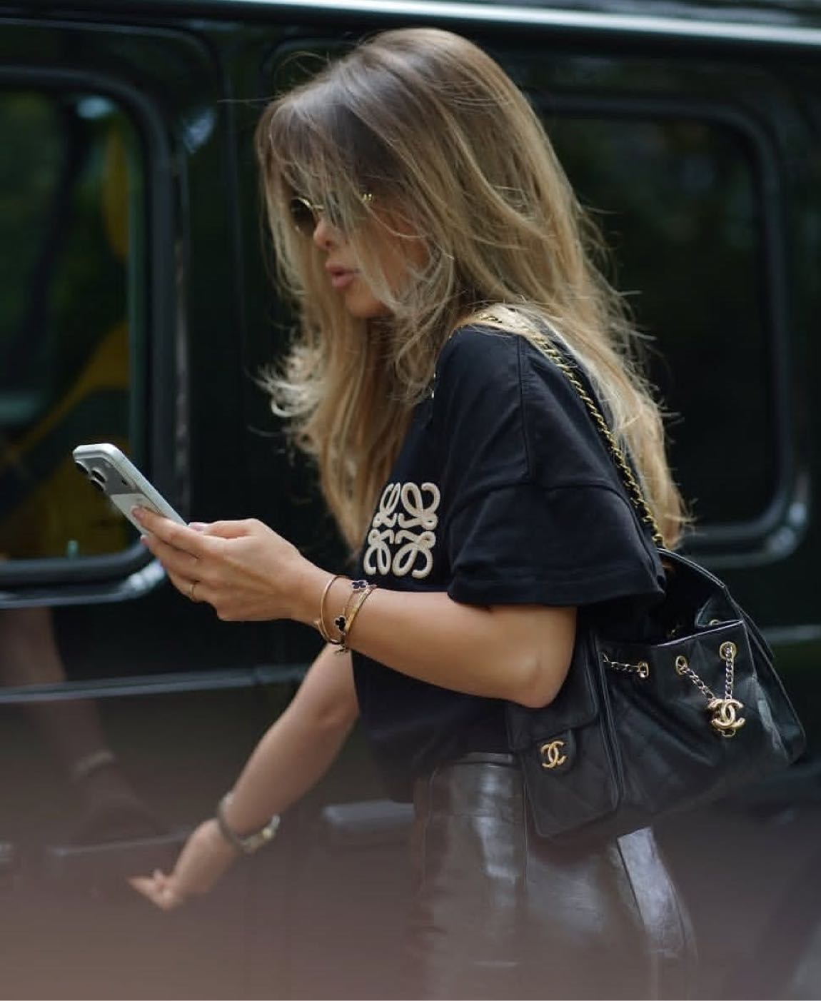 Siyah Chanel 25 mini Çanta — görsel 2/7