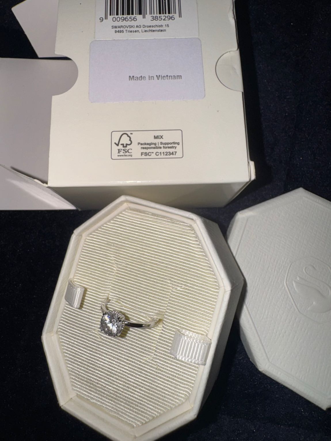 Swarovski Stilla Kokteyl Yüzüğü — görsel 3/11