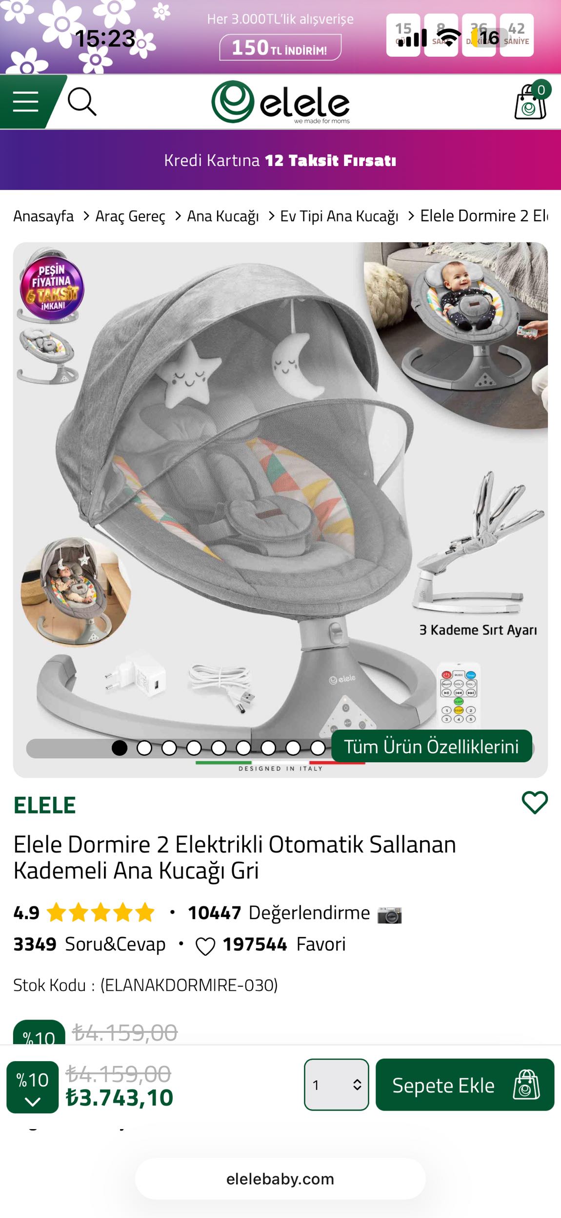 Bebek Sallanan Koltuk — görsel 3/3