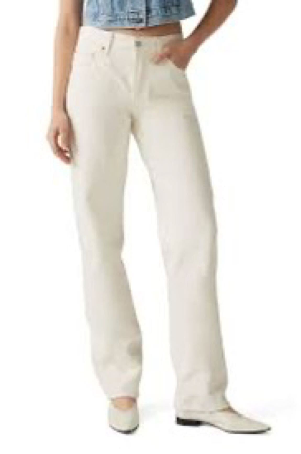 ekru Levis straight jean 501 — görsel 3/6