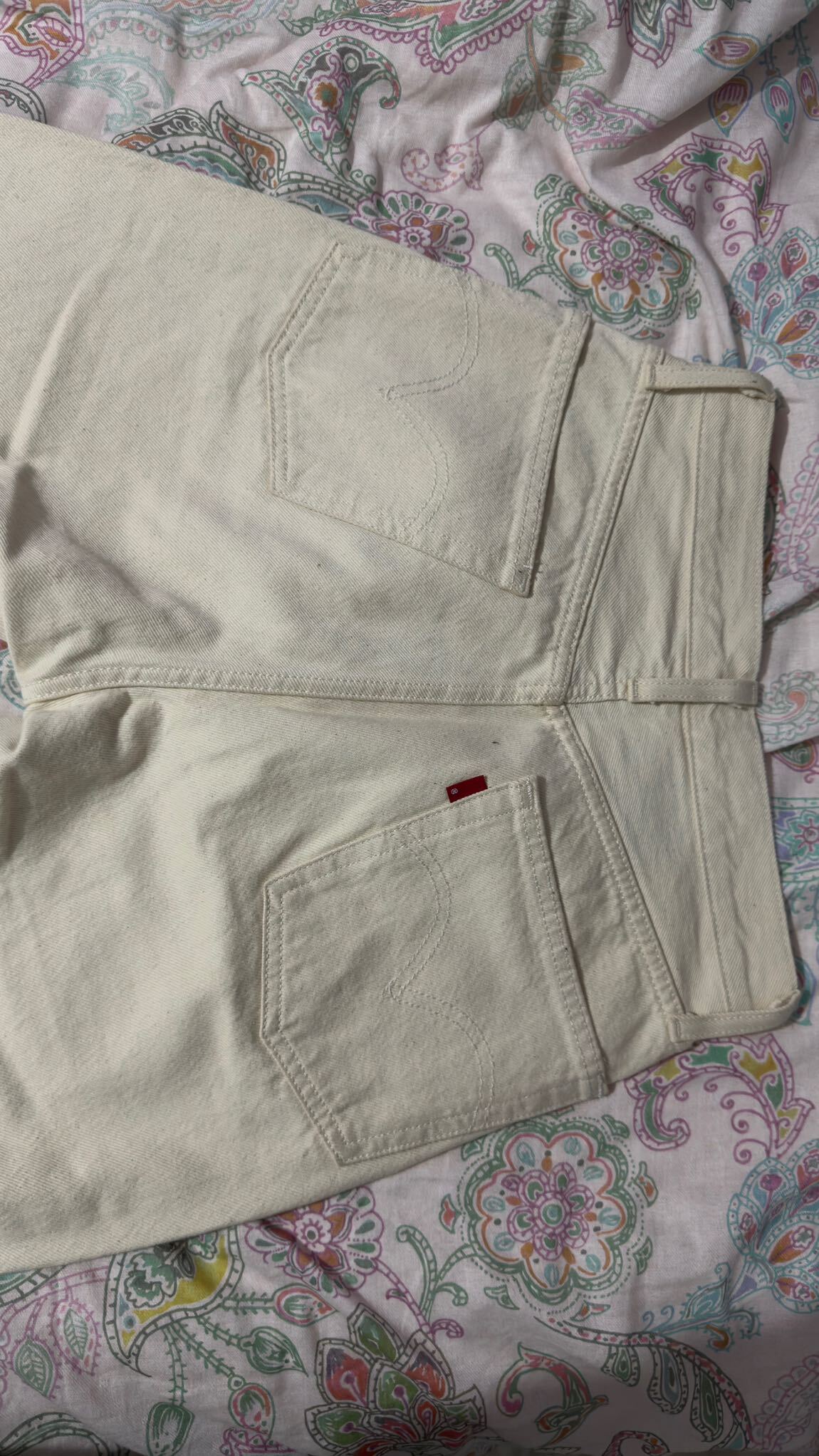 ekru Levis straight jean 501 — görsel 4/6