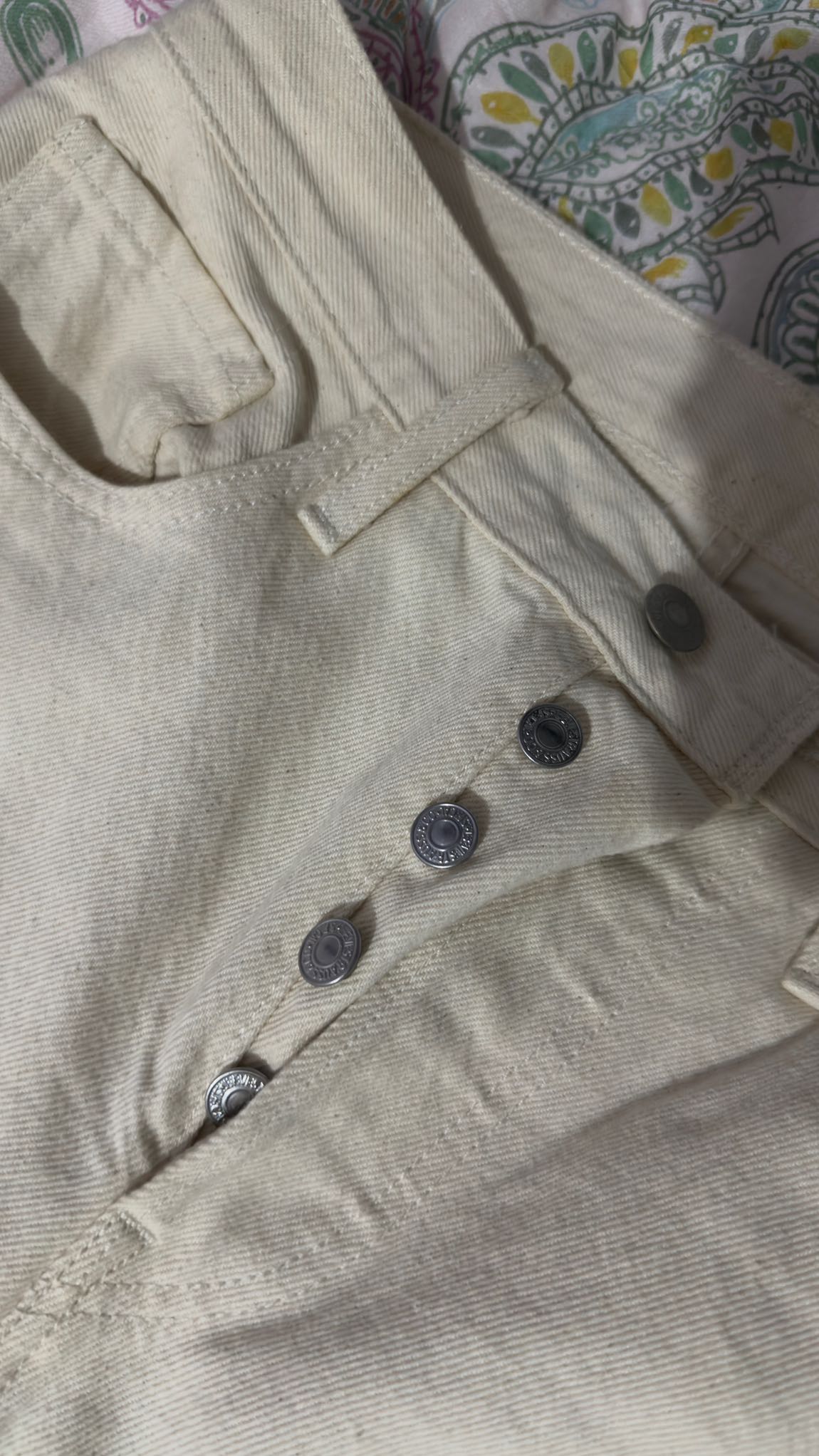 ekru Levis straight jean 501 — görsel 6/6