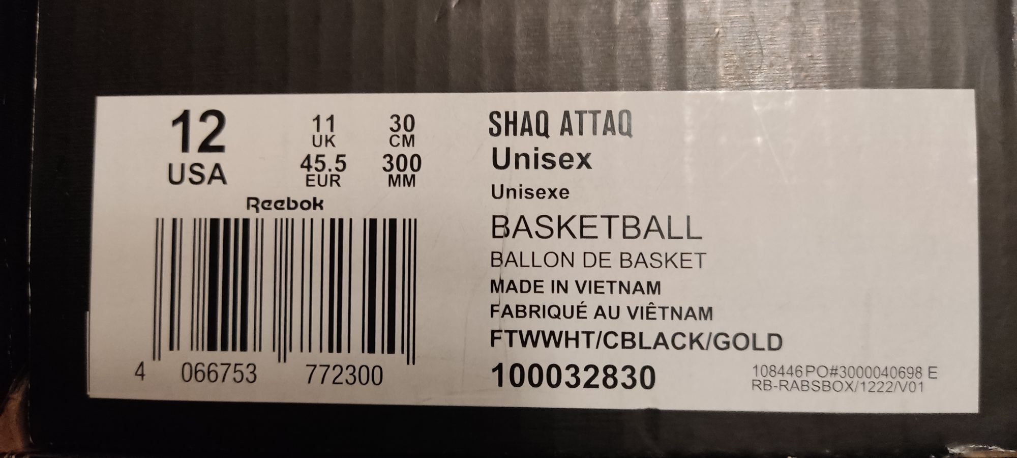 Reebok Shaq Attaq Basketbol Ayakkabısı — görsel 4/4