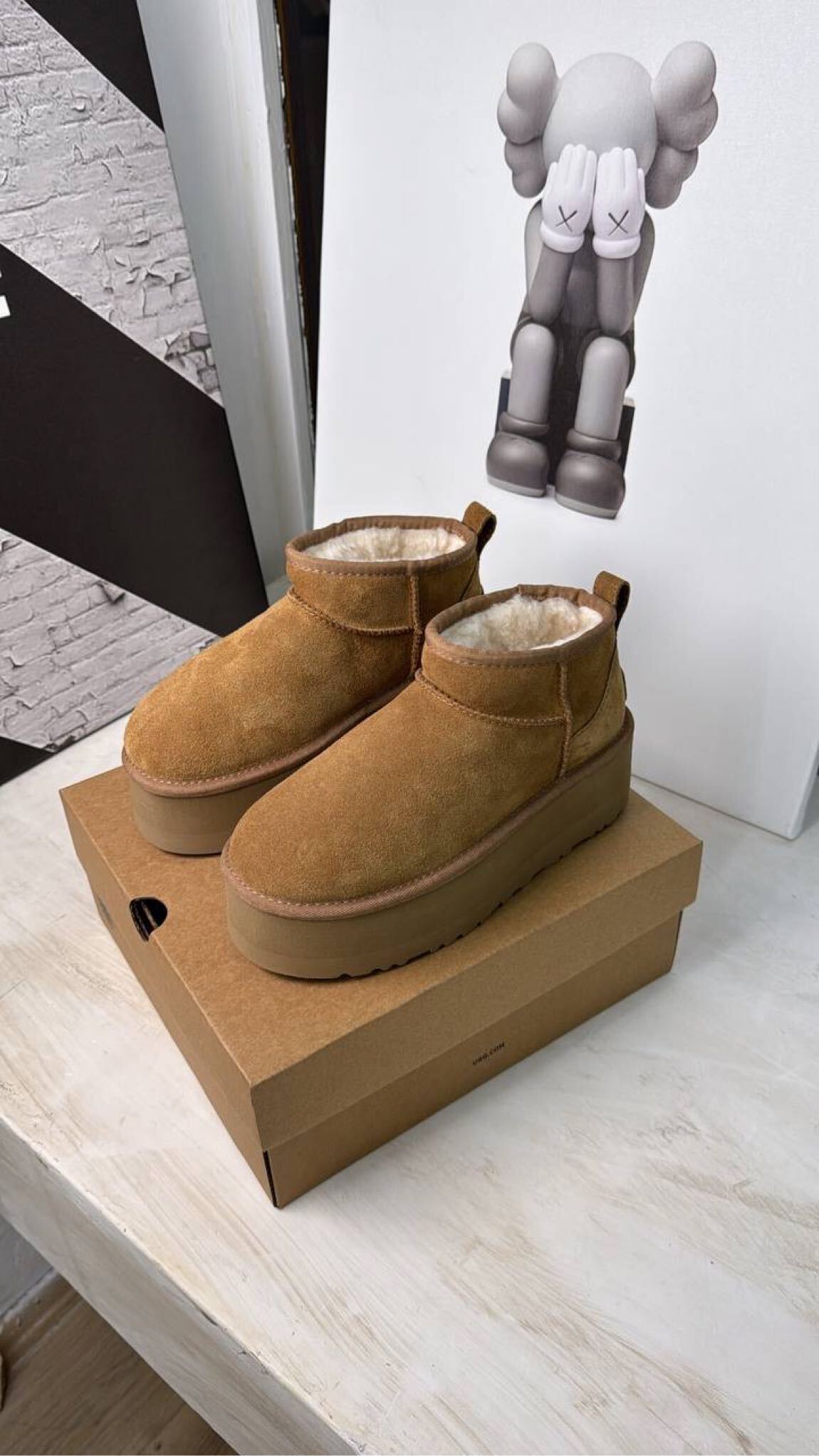 Ugg ultra mini platform chestnut — görsel 5/6