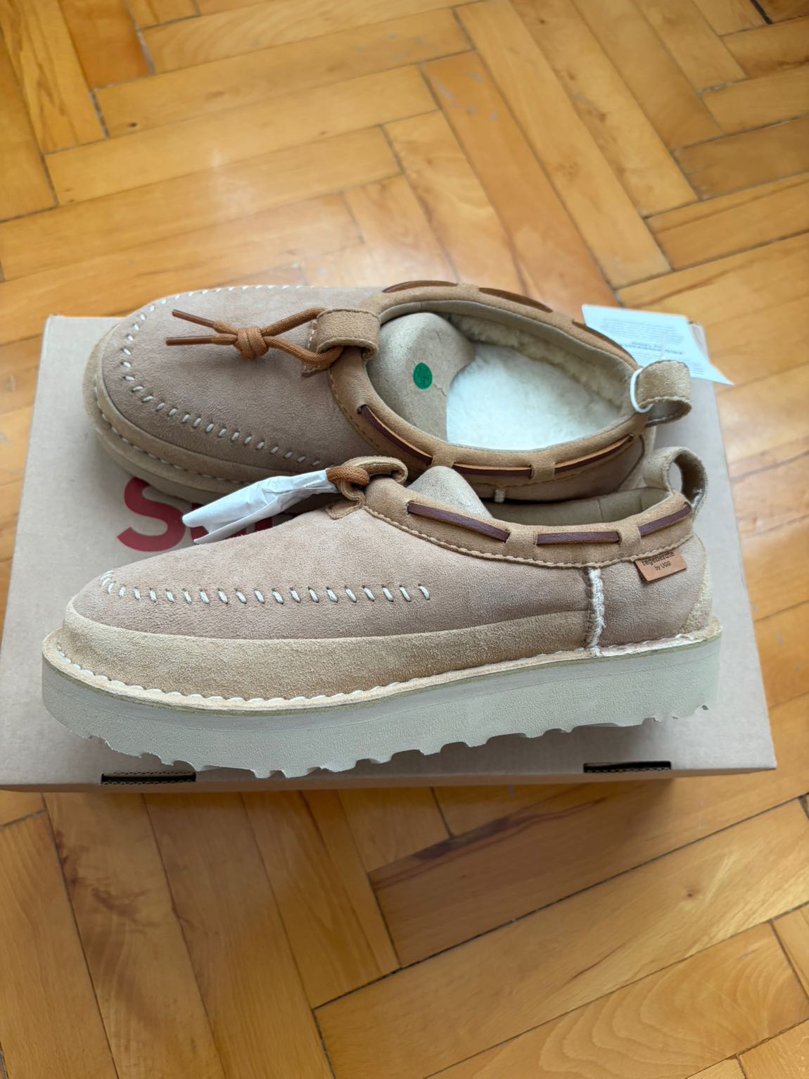 Ugg Taba Deri Ayakkabı terlik — görsel 5/7