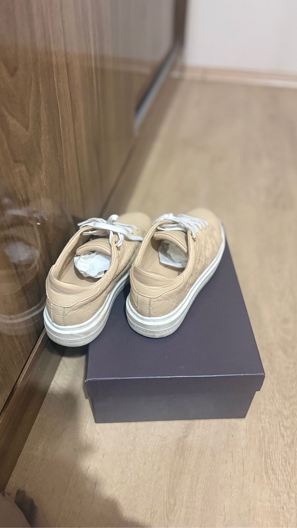 👟VAKKO ORJİNAL Bej Deri Sneaker — görsel 9/11