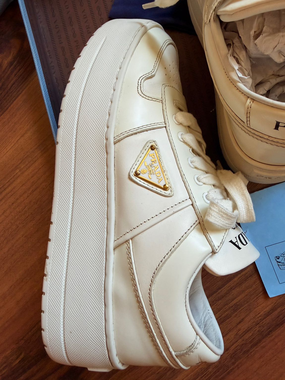 Prada Beyaz Sneaker — görsel 8/9