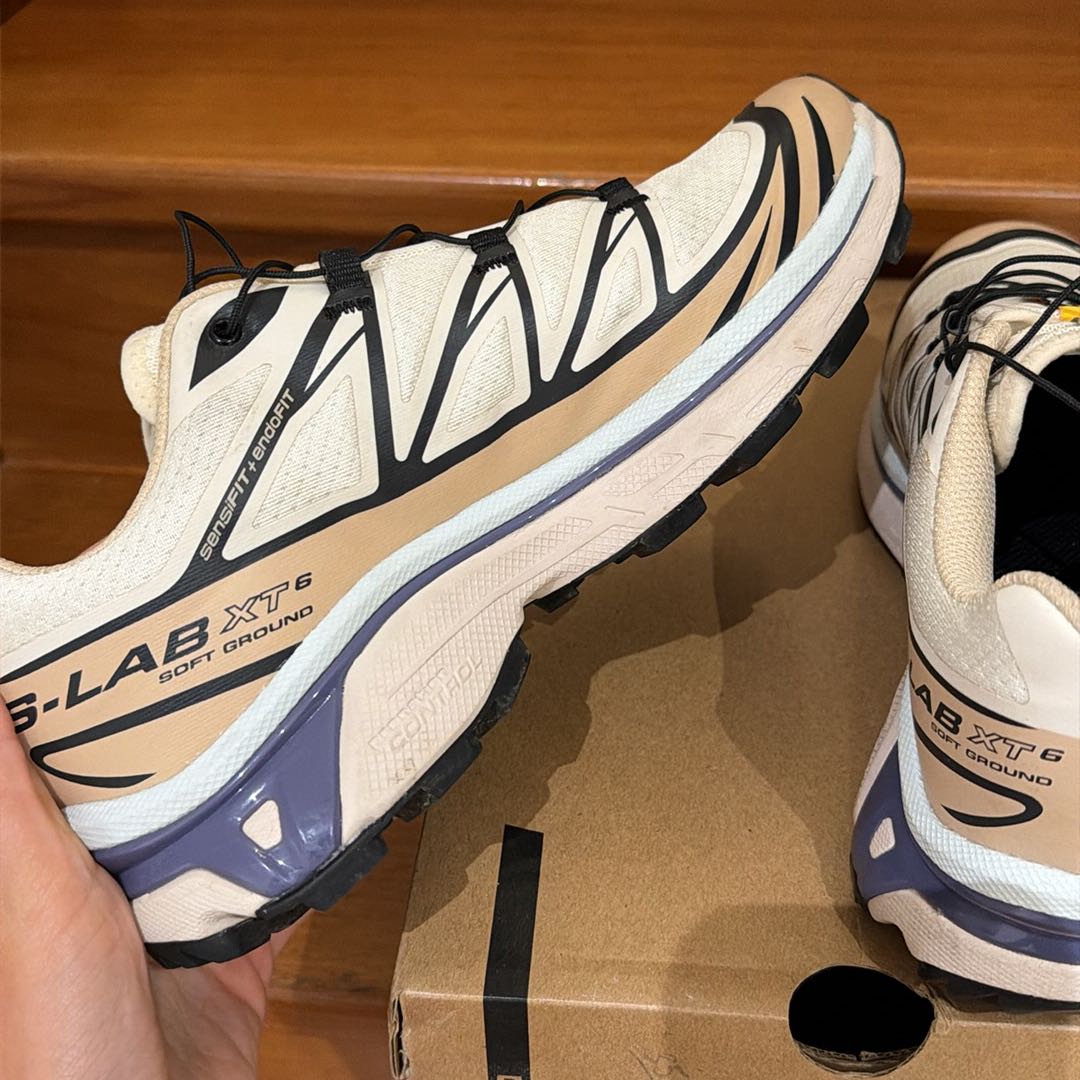Salomon XT-6 Krem Spor Ayakkabı — görsel 6/7