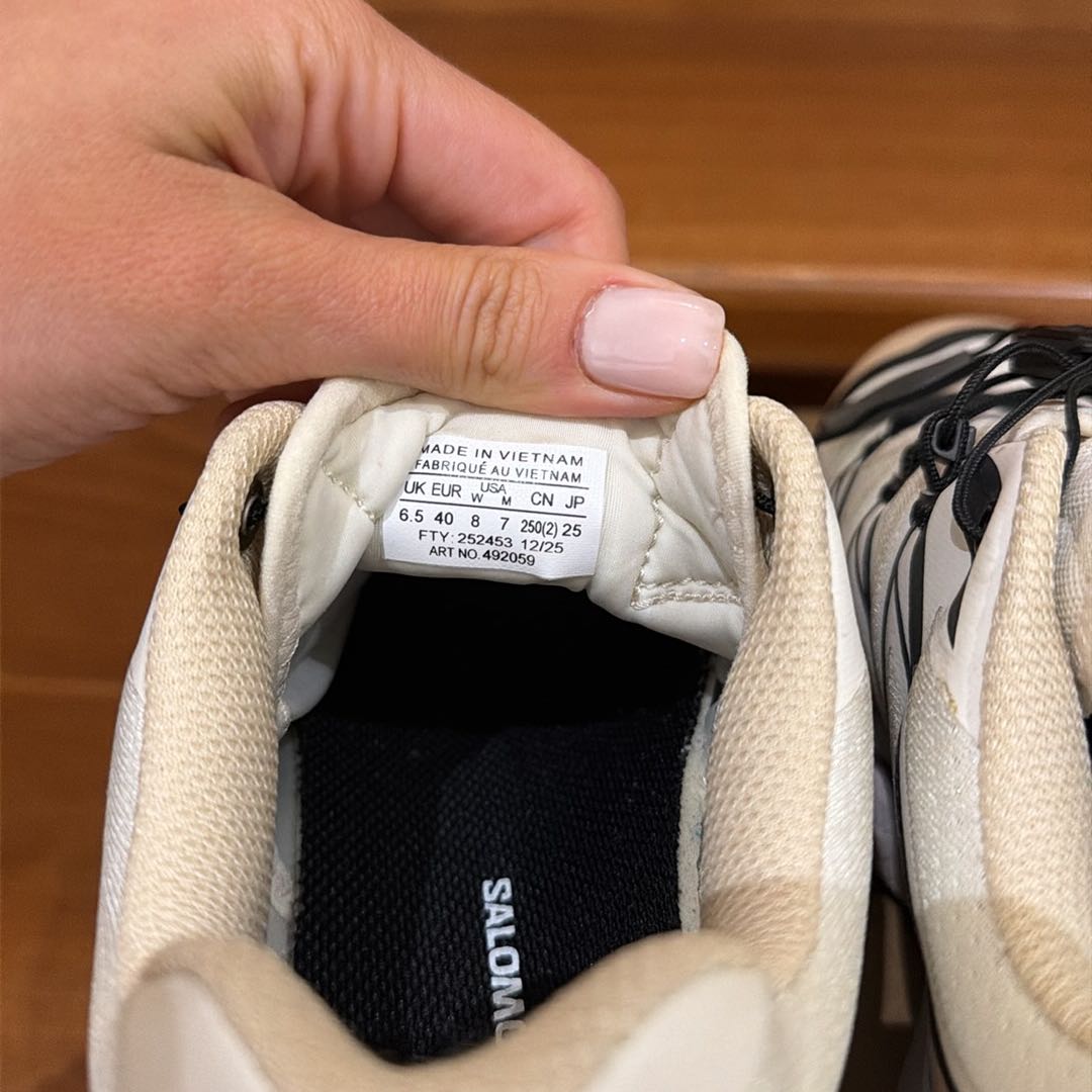 Salomon XT-6 Krem Spor Ayakkabı — görsel 4/7