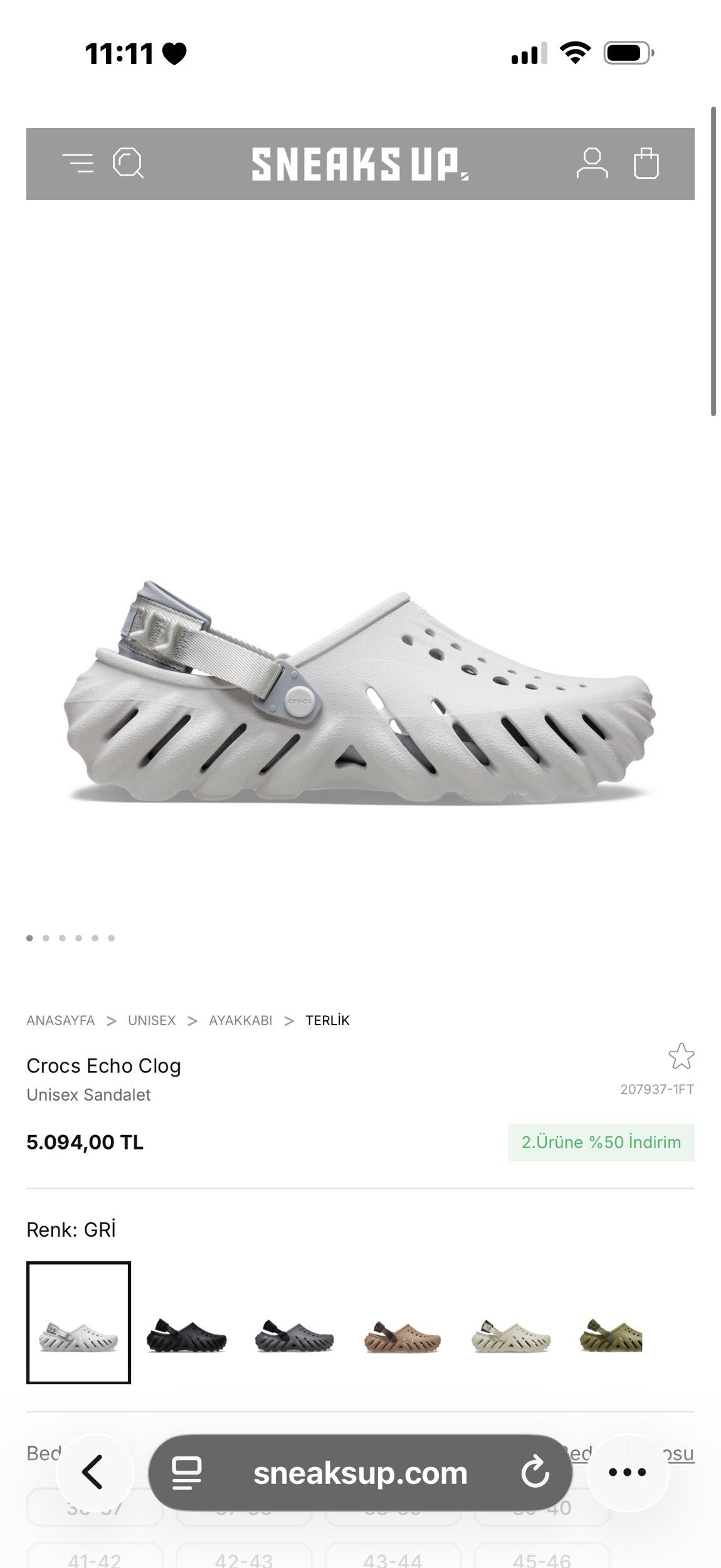 Crocs echo clog — görsel 2/2