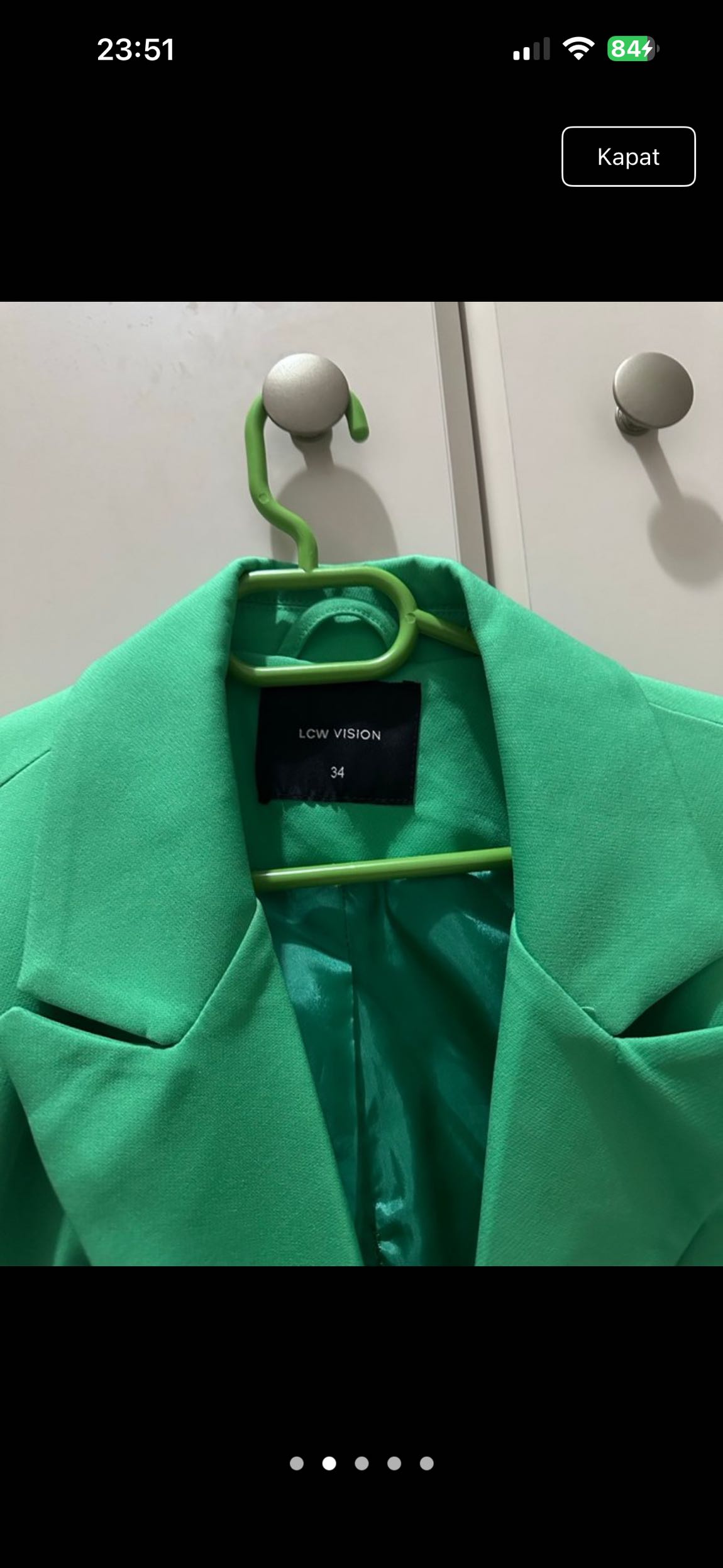 Yeşil Blazer Ceket — görsel 3/4