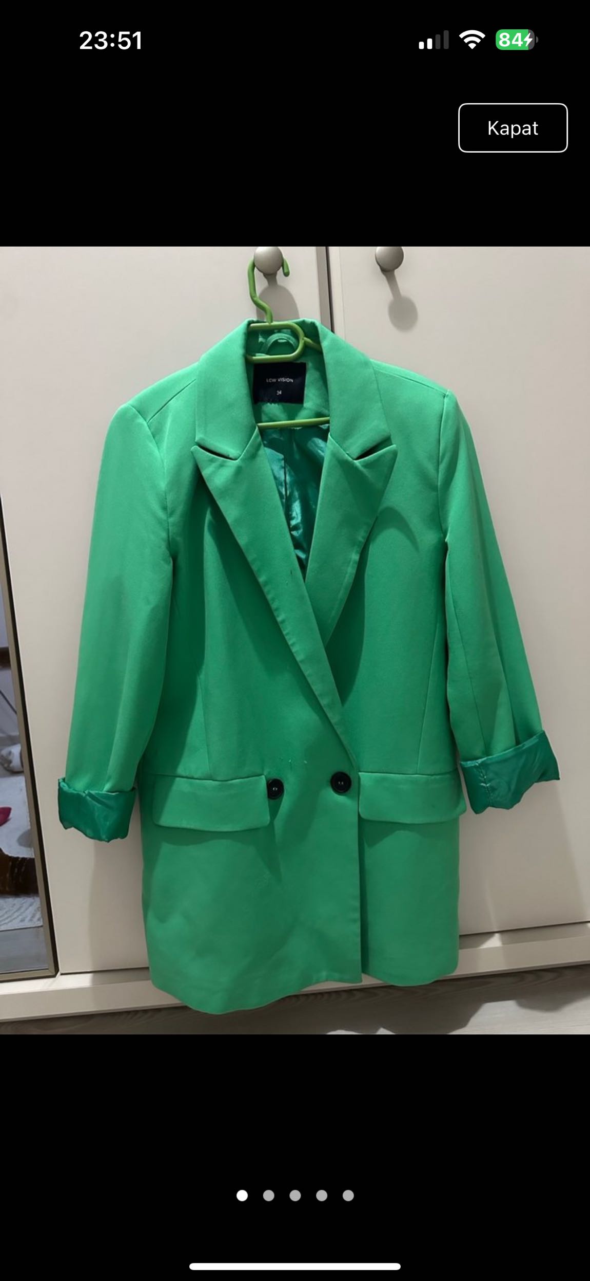Yeşil Blazer Ceket — görsel 4/4