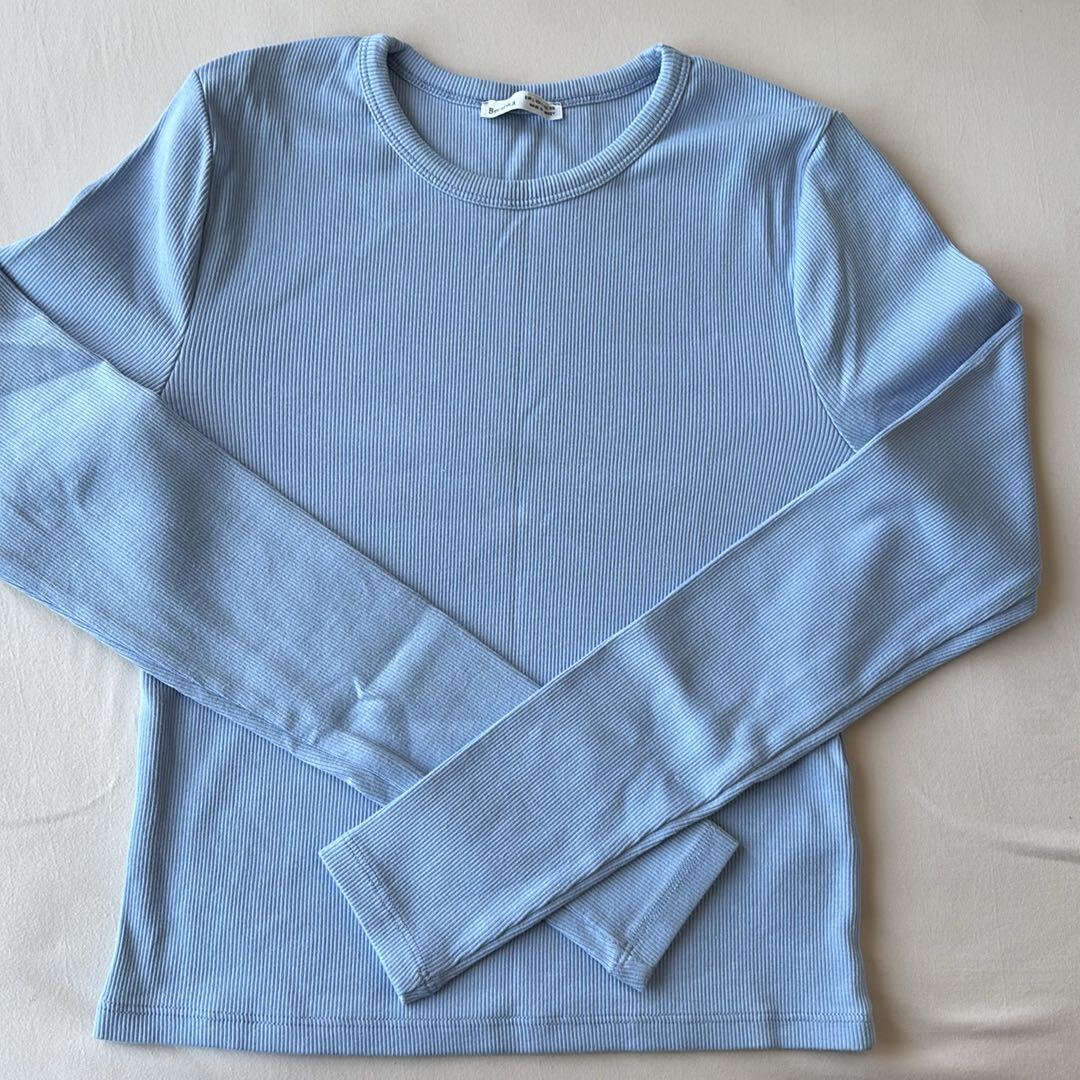 Bershka Mavi Tişört — görsel 2/4