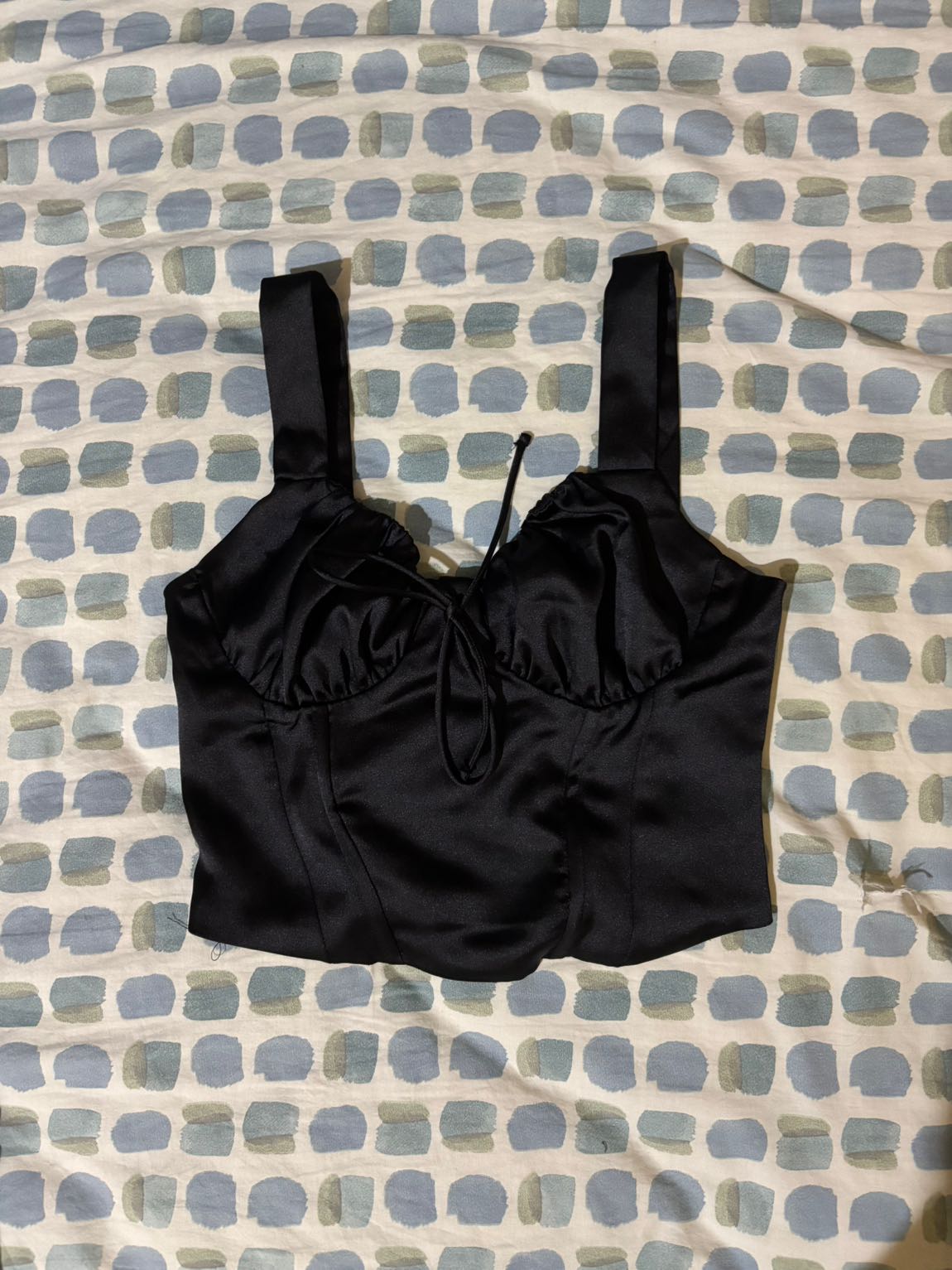 Bershka Siyah Saten Büstiyer — görsel 2/3