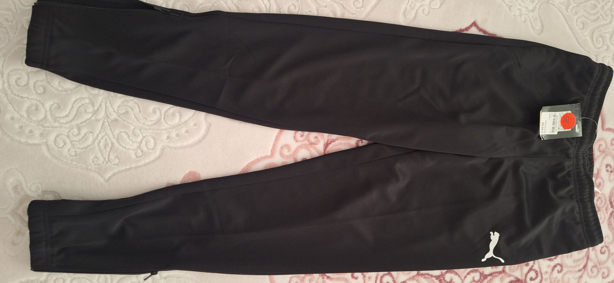 Siyah unisex puma eşofman — görsel 3/4
