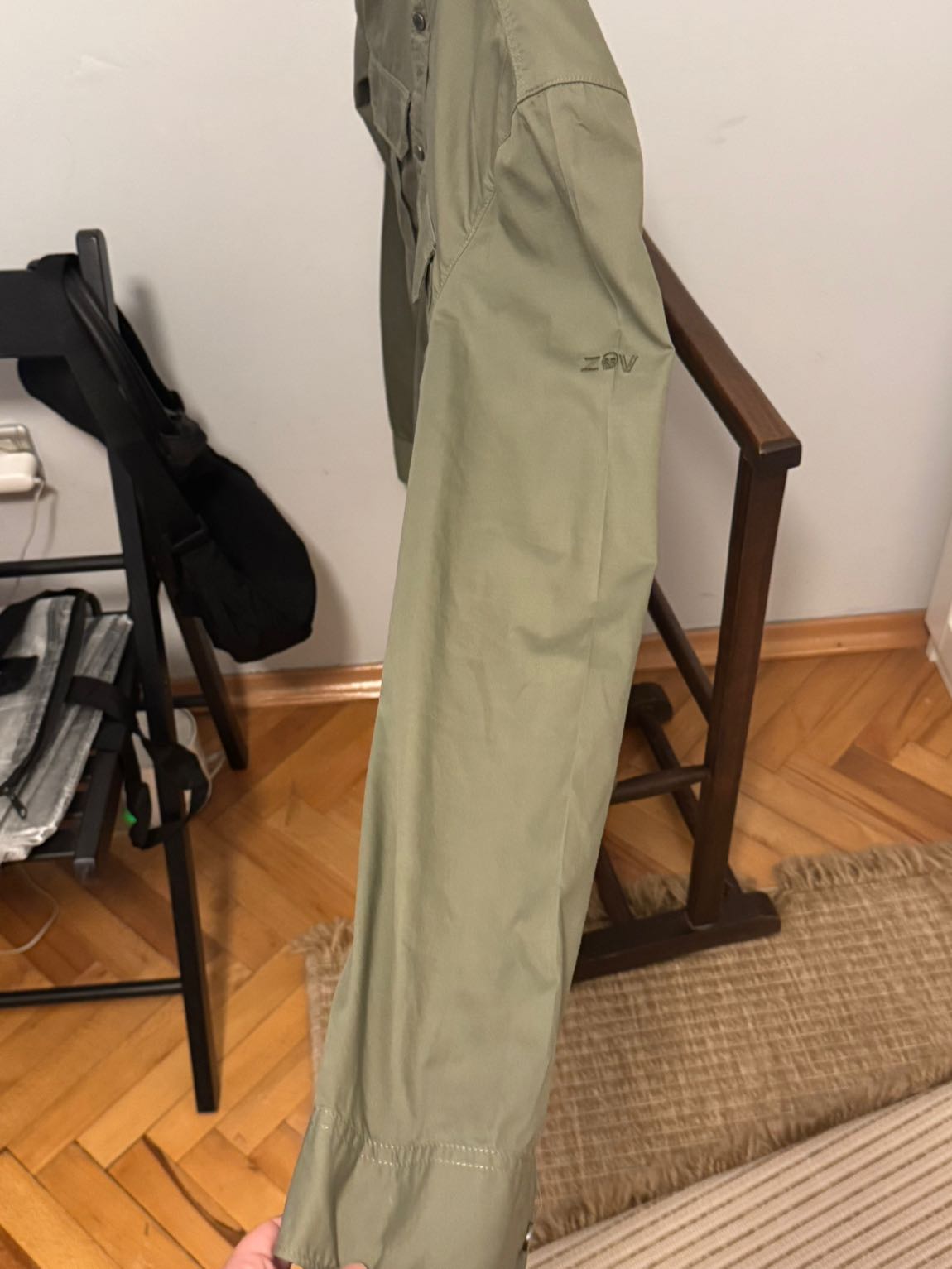 Zadig & Voltaire Erkek Haki Gömlek M — görsel 6/6