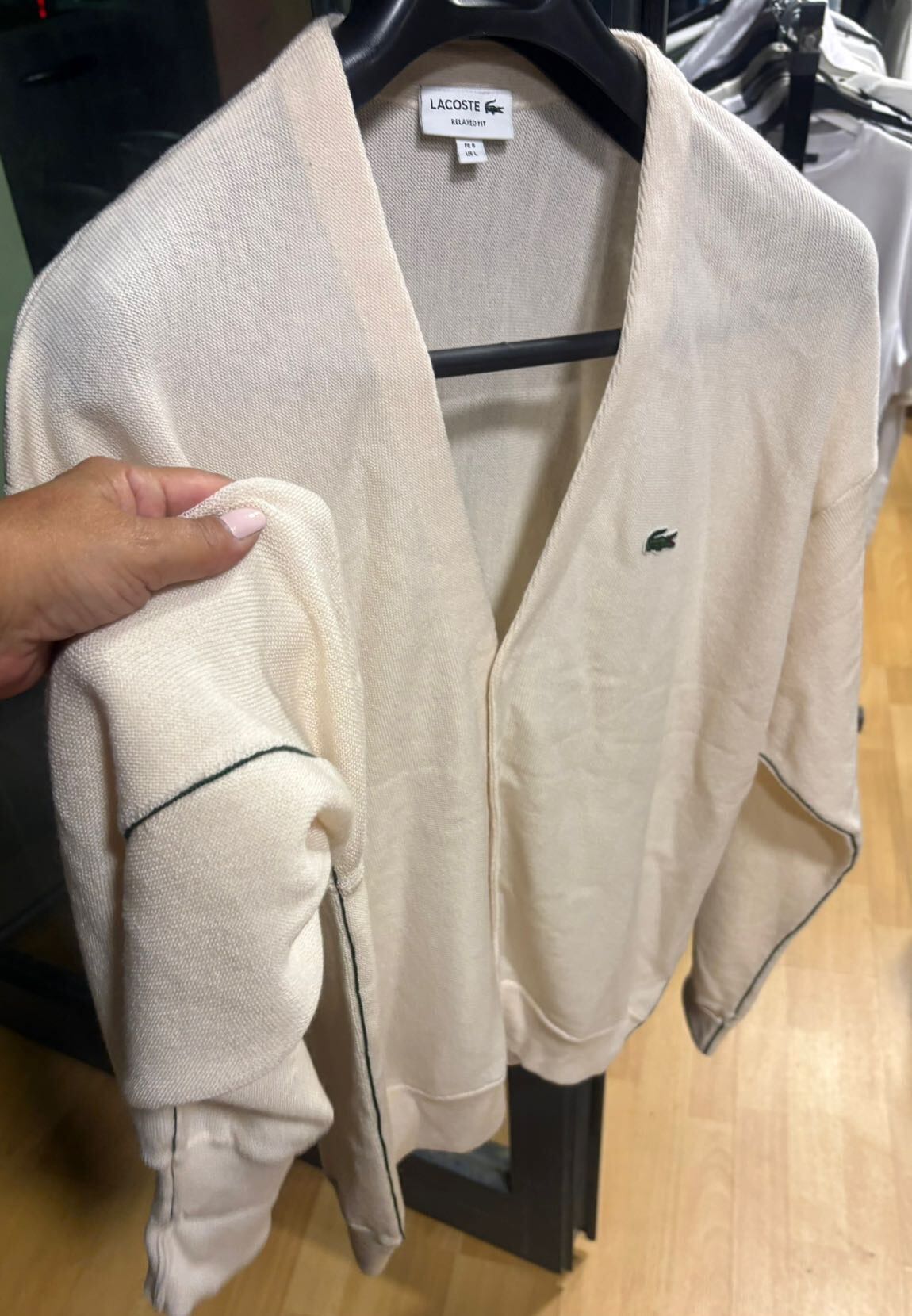 Lacoste Krem Hırka — görsel 3/6