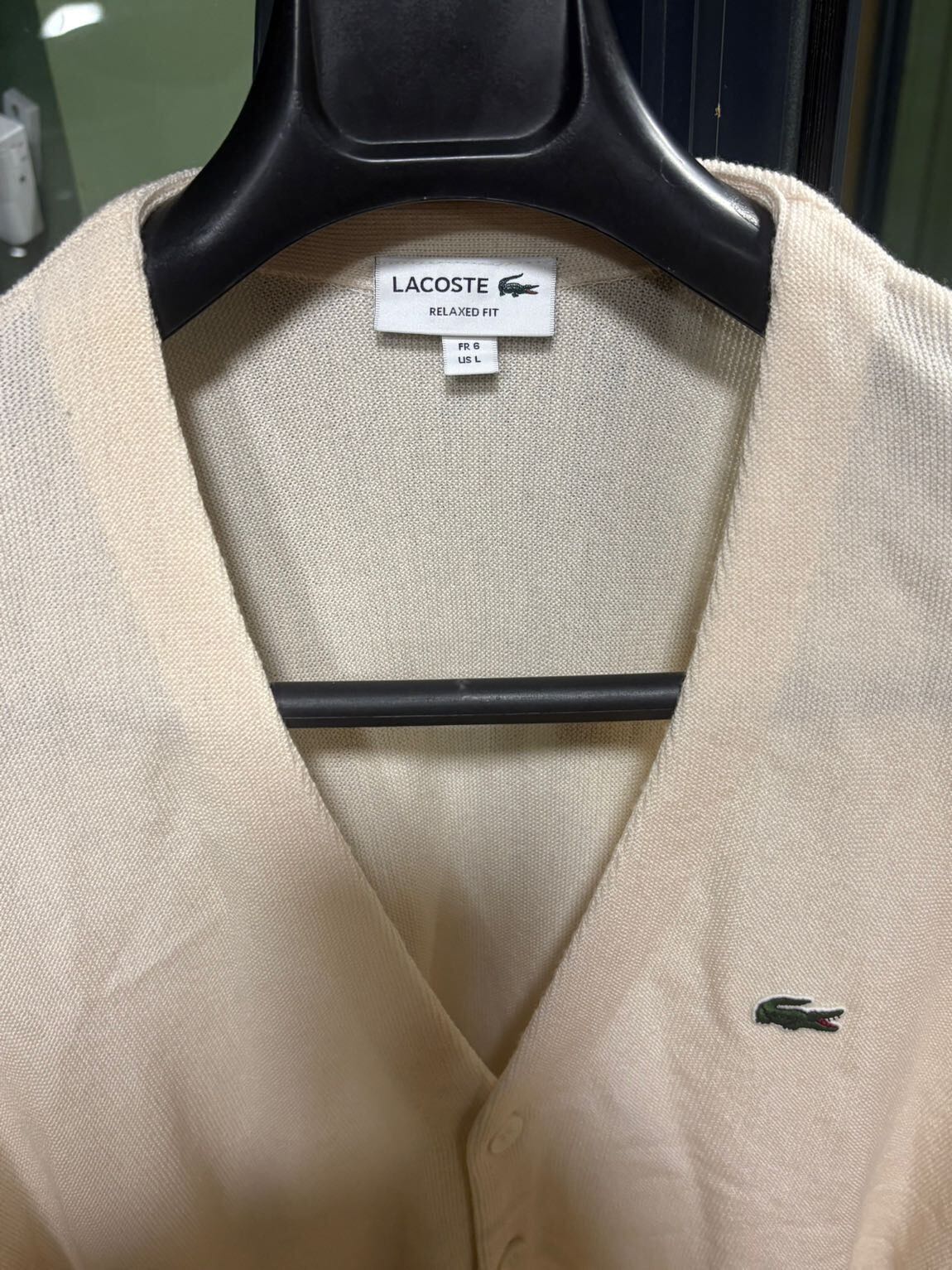 Lacoste Krem Hırka — görsel 6/6
