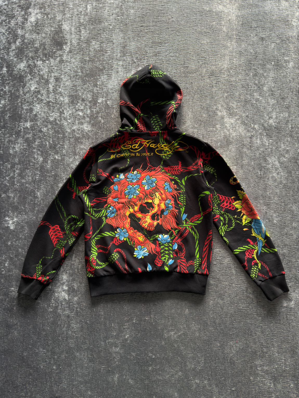 Ed Hardy Taşlı Baskı Detaylı Hırka — görsel 10/11
