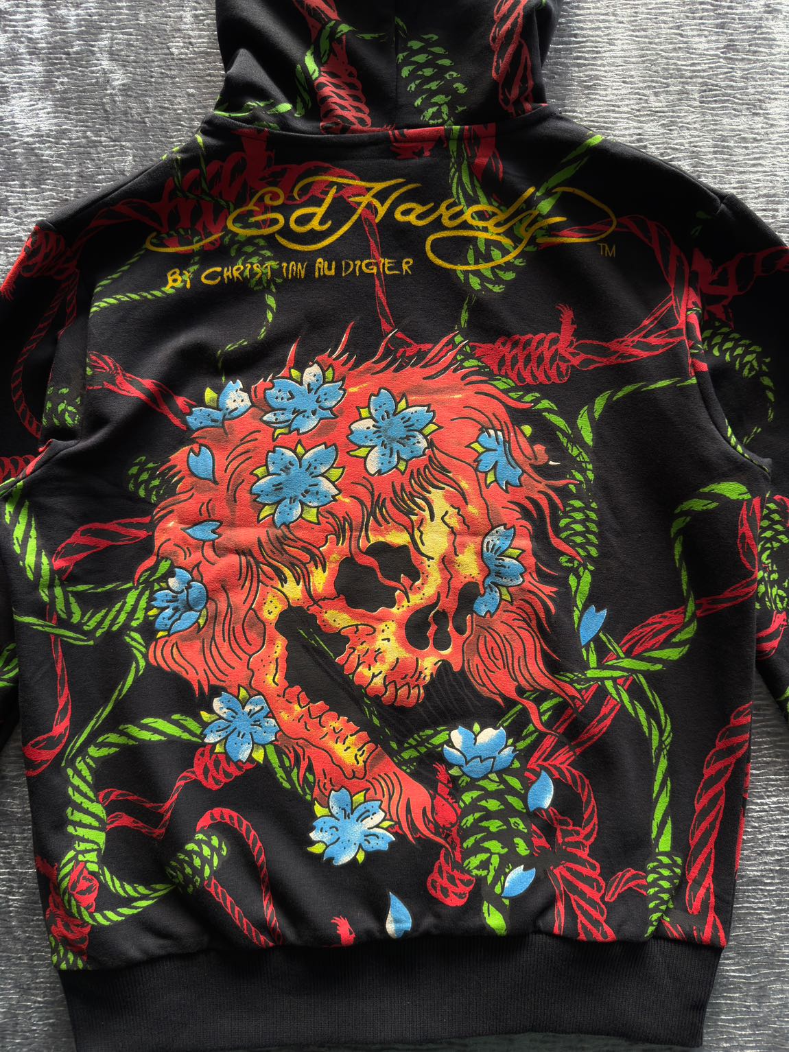 Ed Hardy Taşlı Baskı Detaylı Hırka — görsel 11/11
