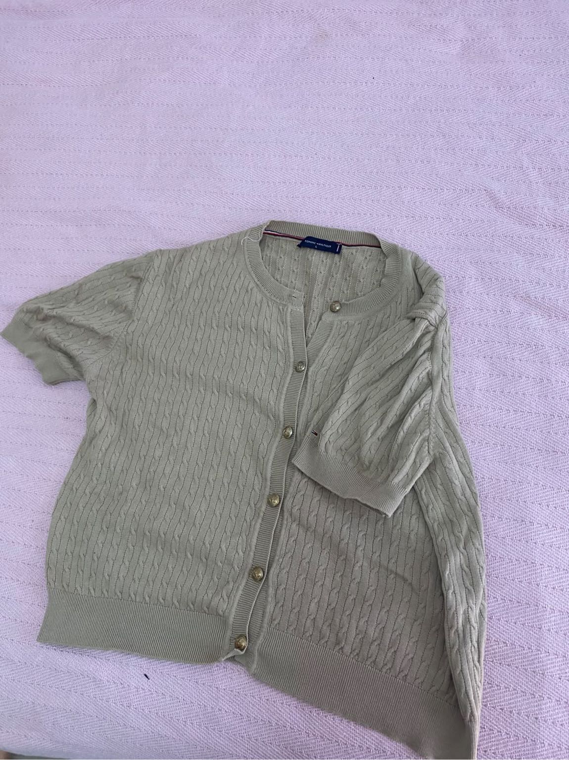Tommy Hilfiger Krem Hırka — görsel 4/4