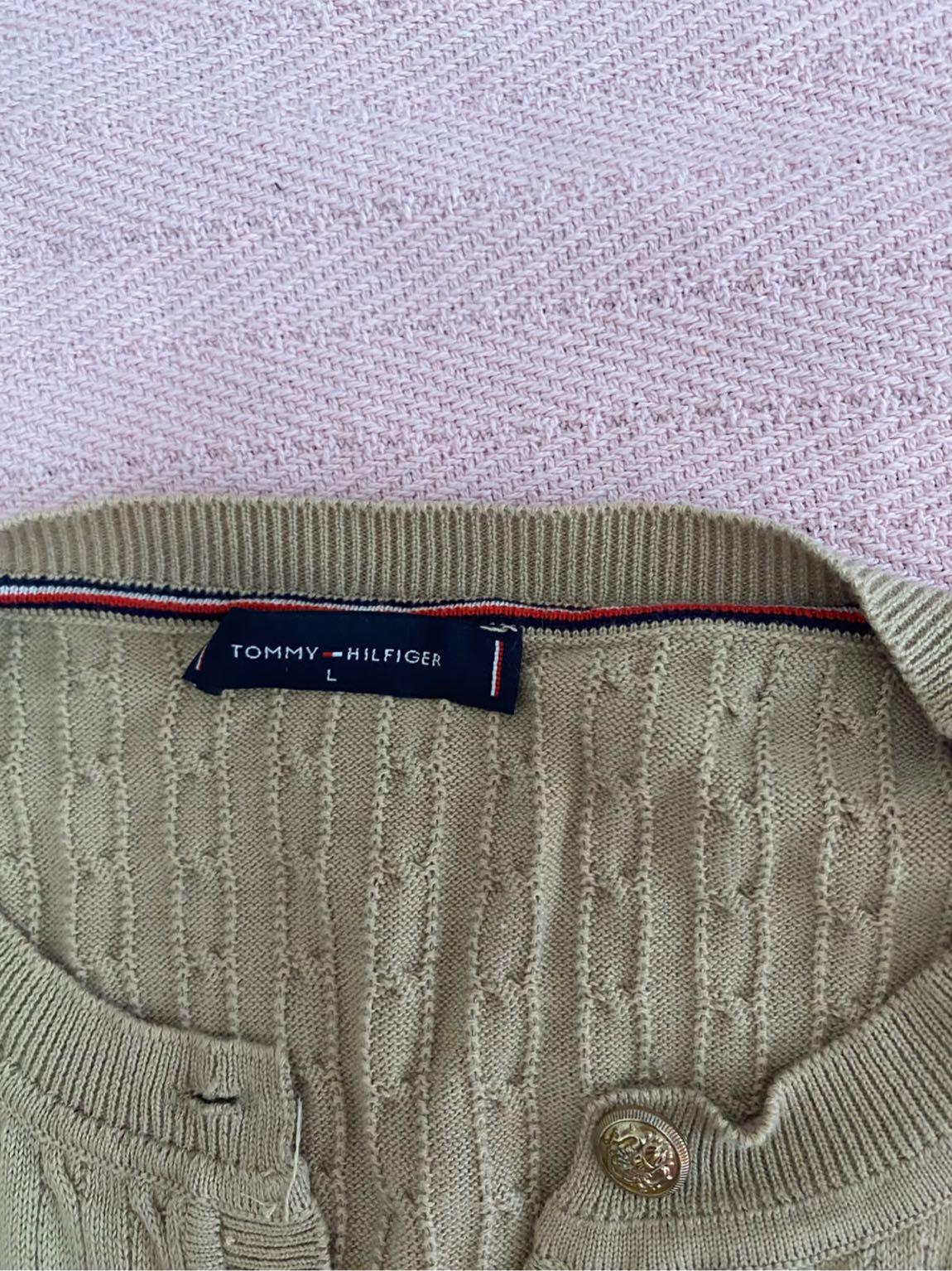 Tommy Hilfiger Krem Hırka — görsel 2/4