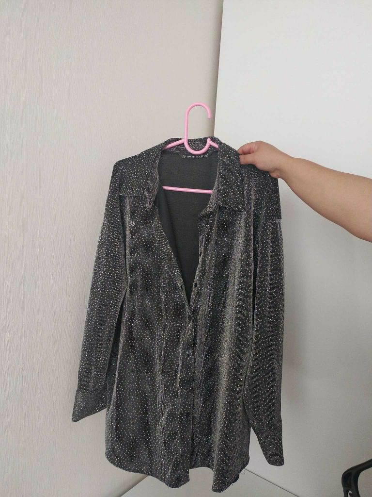 Gümüş pantolonlu takım — görsel 2/4