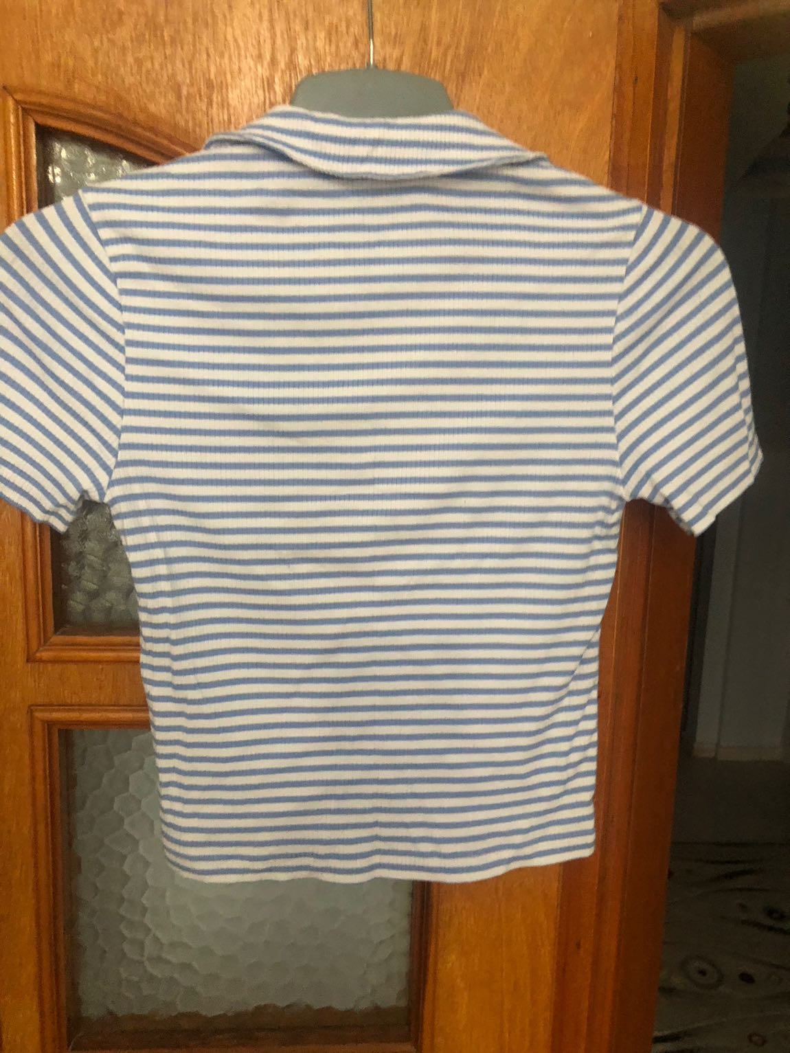 Mavi#Çizgili#tşört#limon#Siyah Pantolon — görsel 7/18