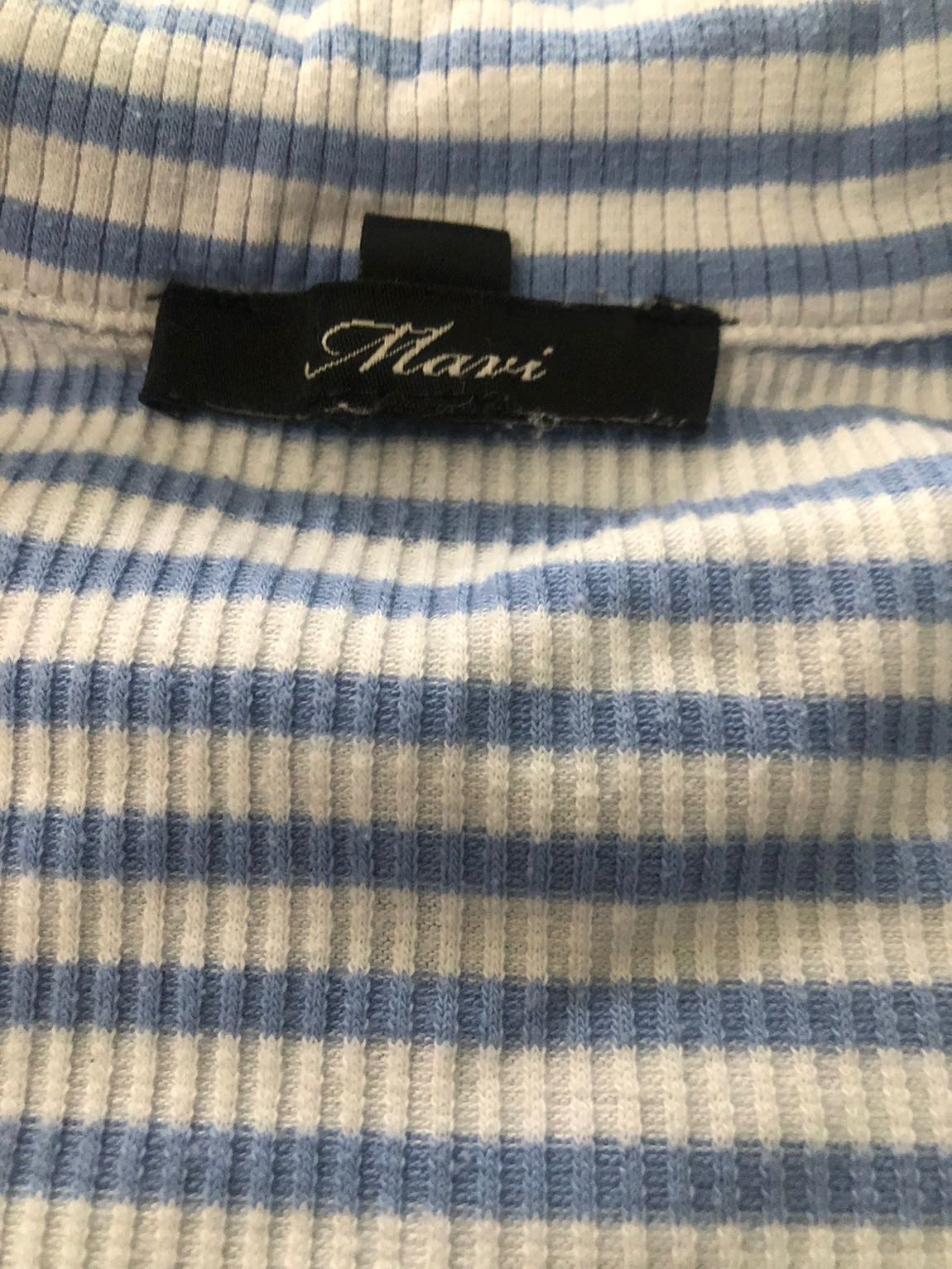 Mavi#Çizgili#tşört#limon#Siyah Pantolon — görsel 9/18