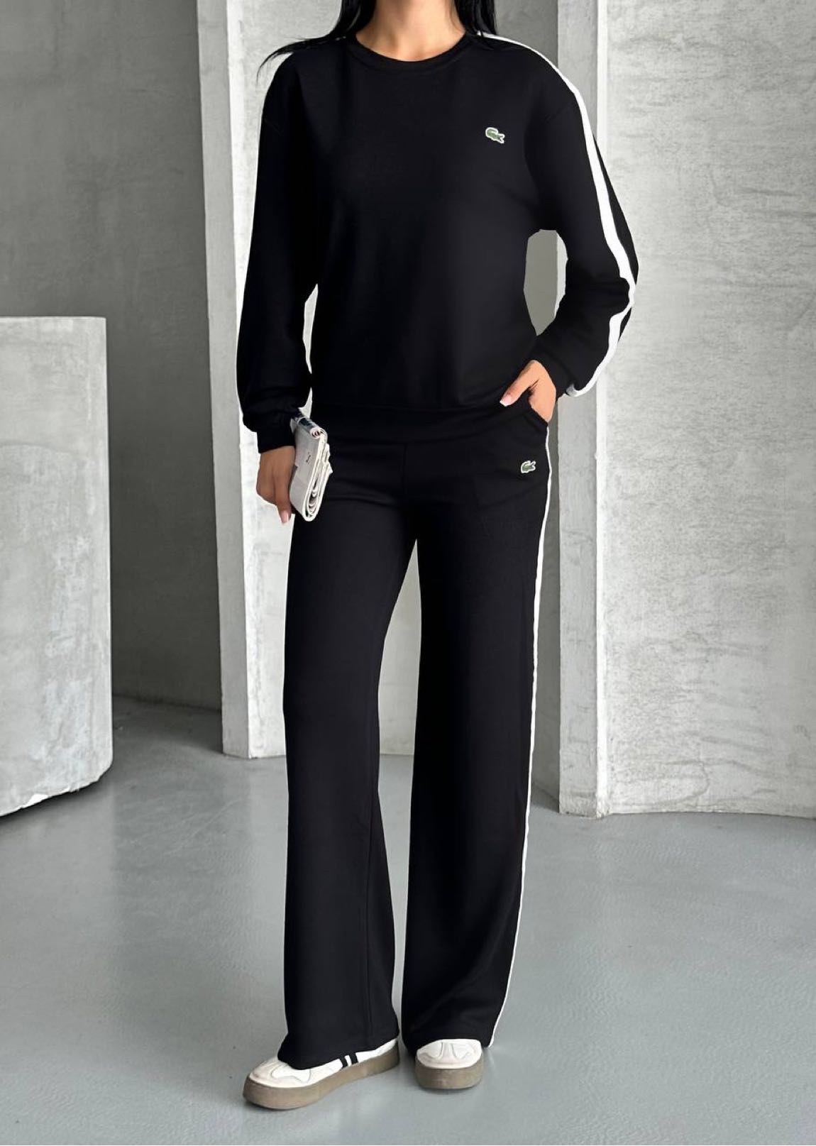 Lacoste Siyah Eşofman Takımı — görsel 2/2